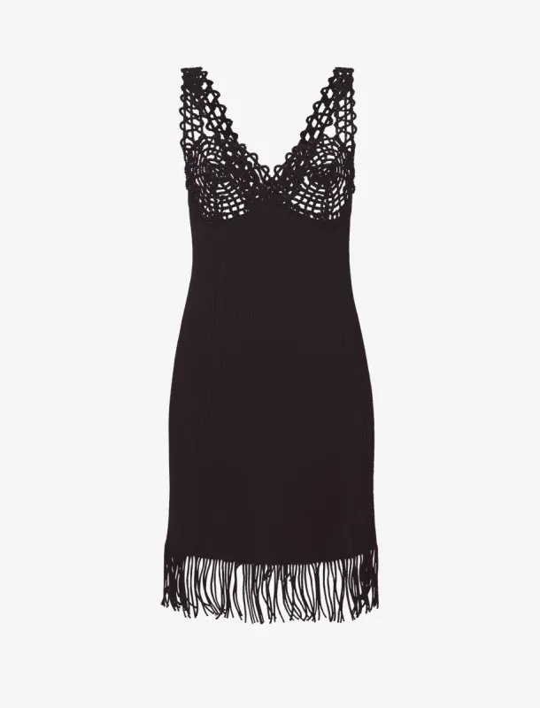 Embroidered Viscose Knit Dress made by Proenza Schouler