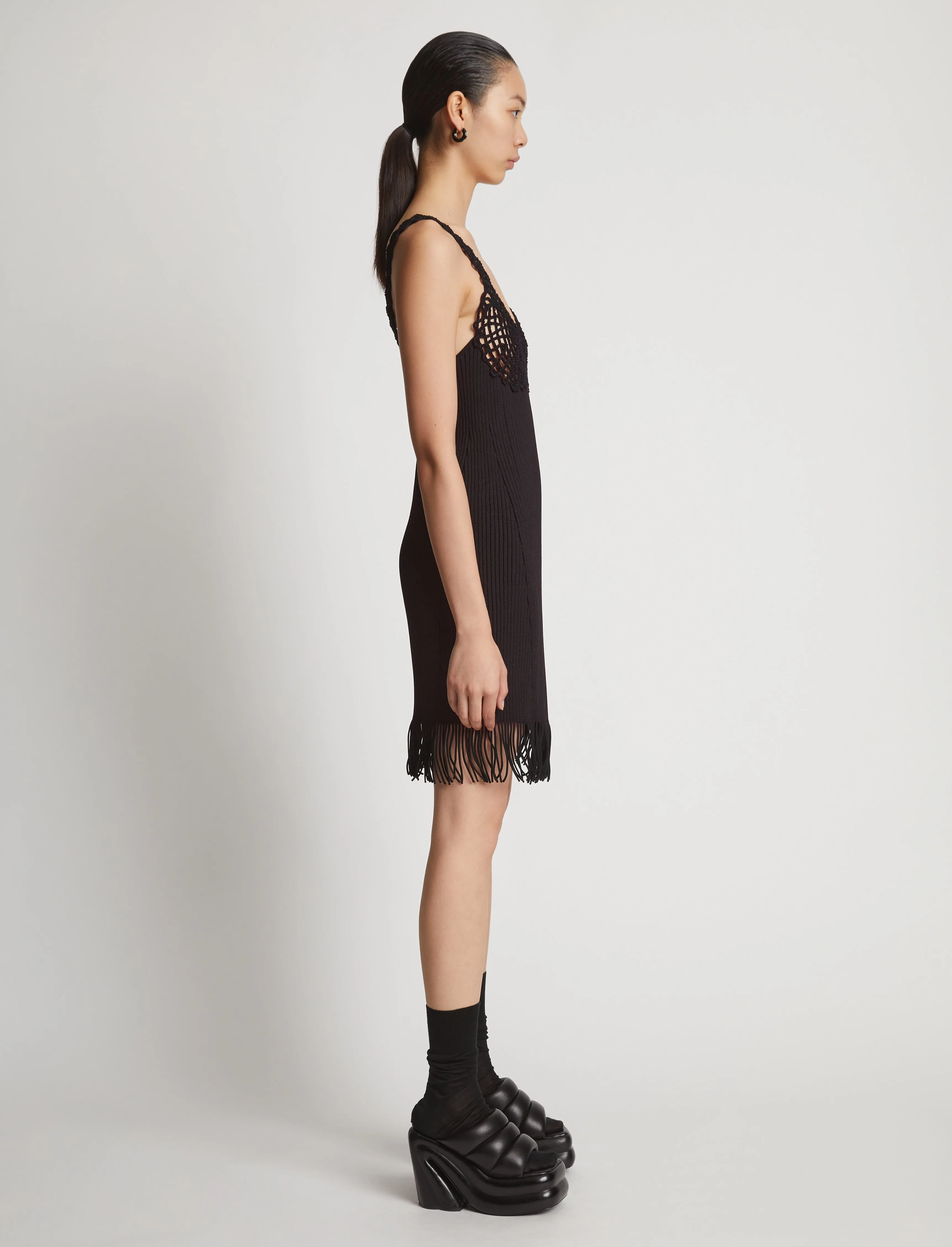 Embroidered Viscose Knit Dress sold by Proenza Schouler product image thumbnail 3