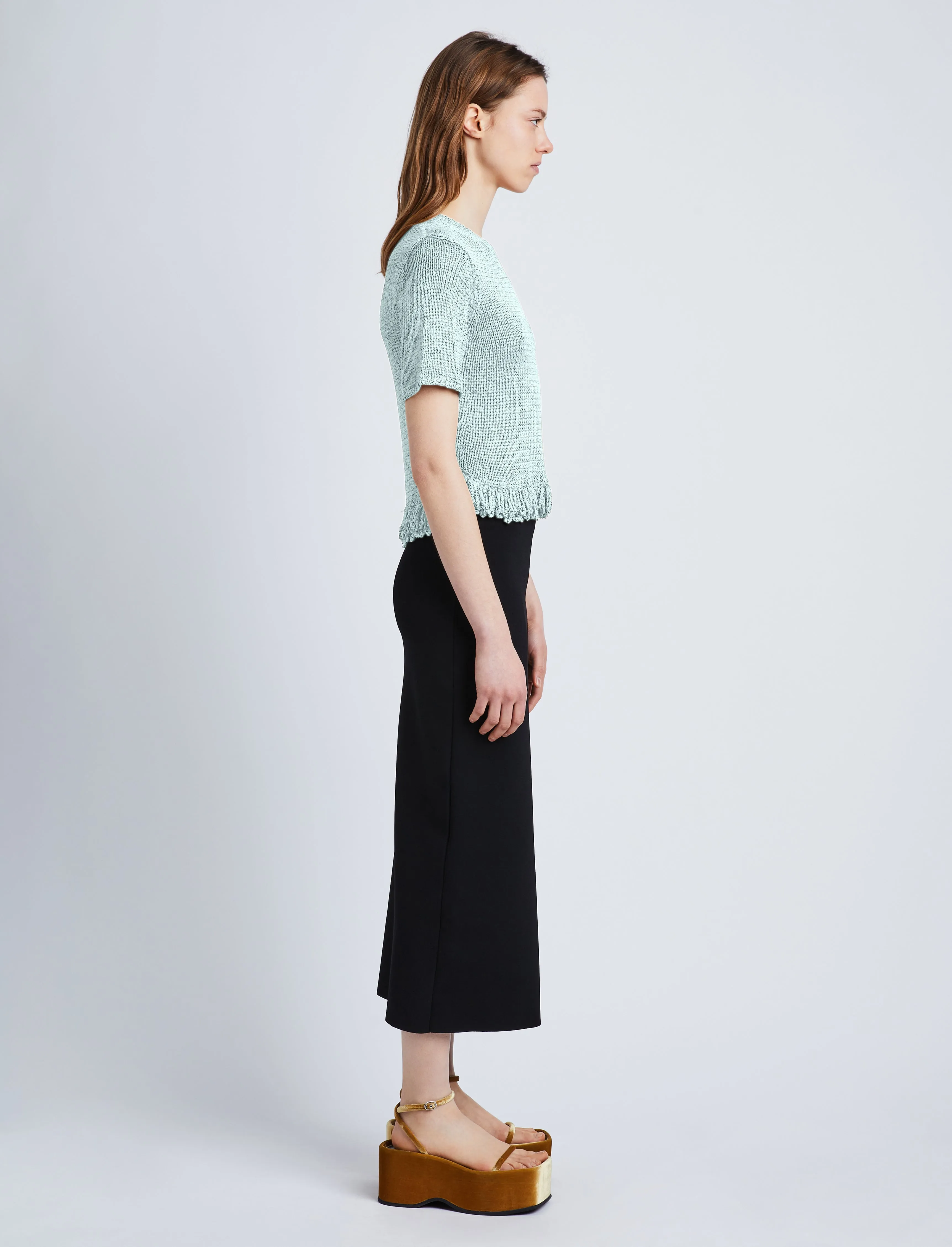 Ribbon Crochet Fringe Top sold by Proenza Schouler product image thumbnail 4