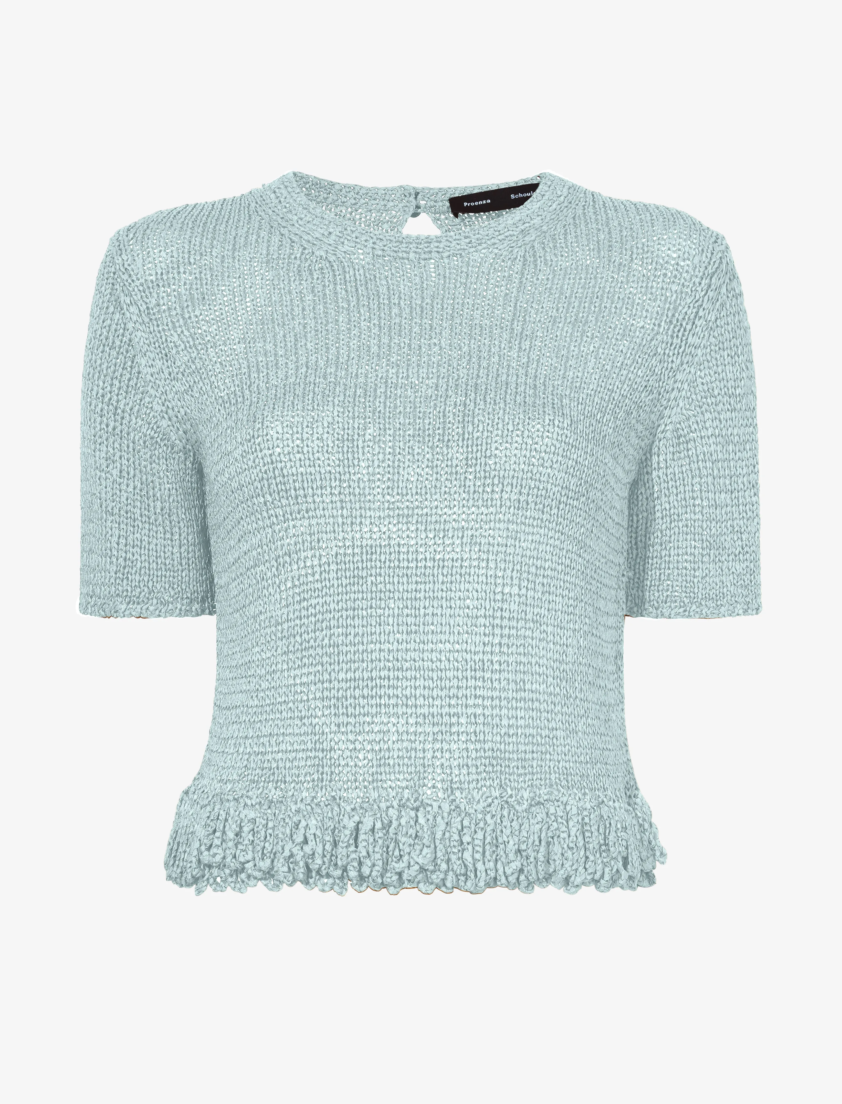 Ribbon Crochet Fringe Top sold by Proenza Schouler