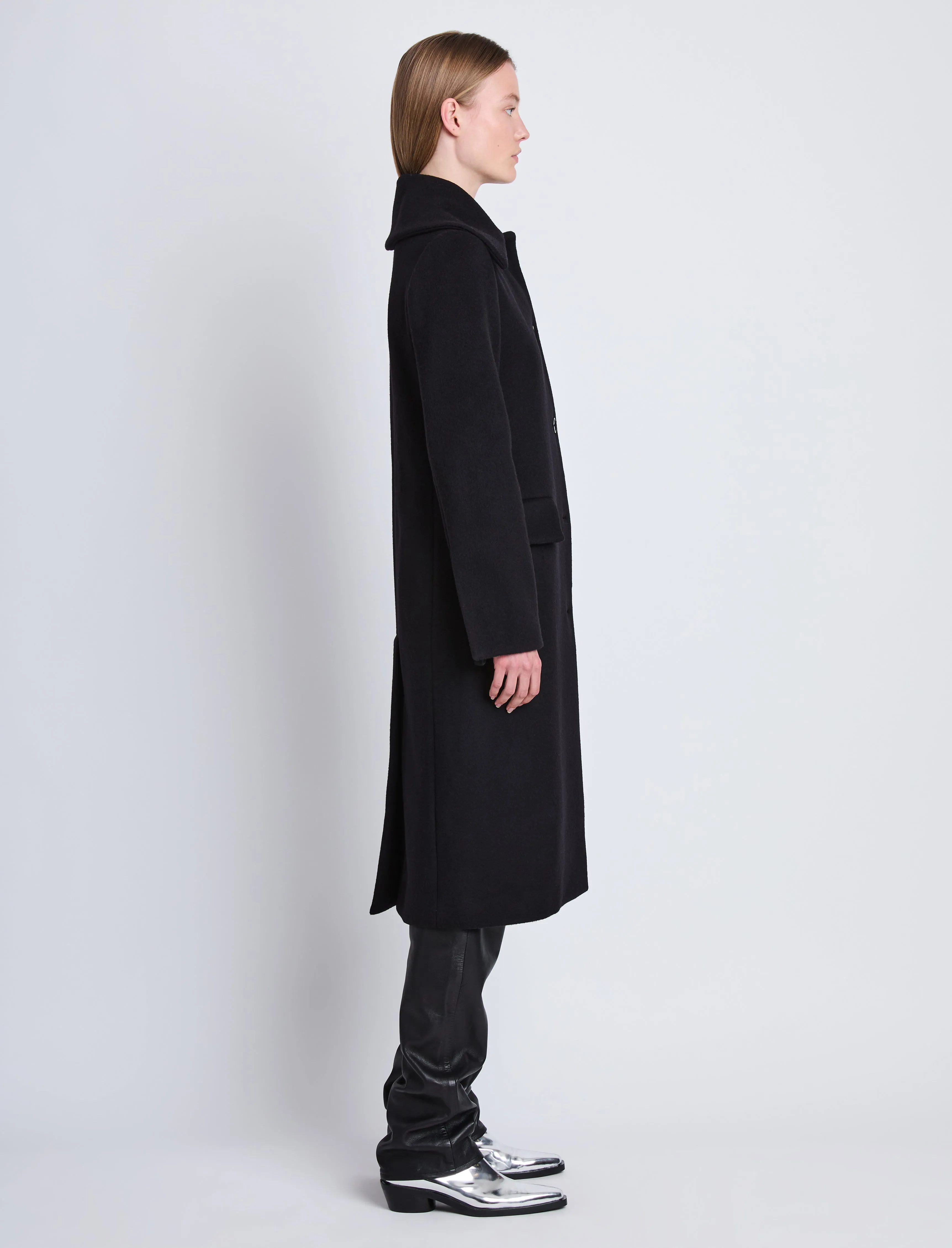 Louise Coat in Wool Cashmere sold by Proenza Schouler product image thumbnail 3
