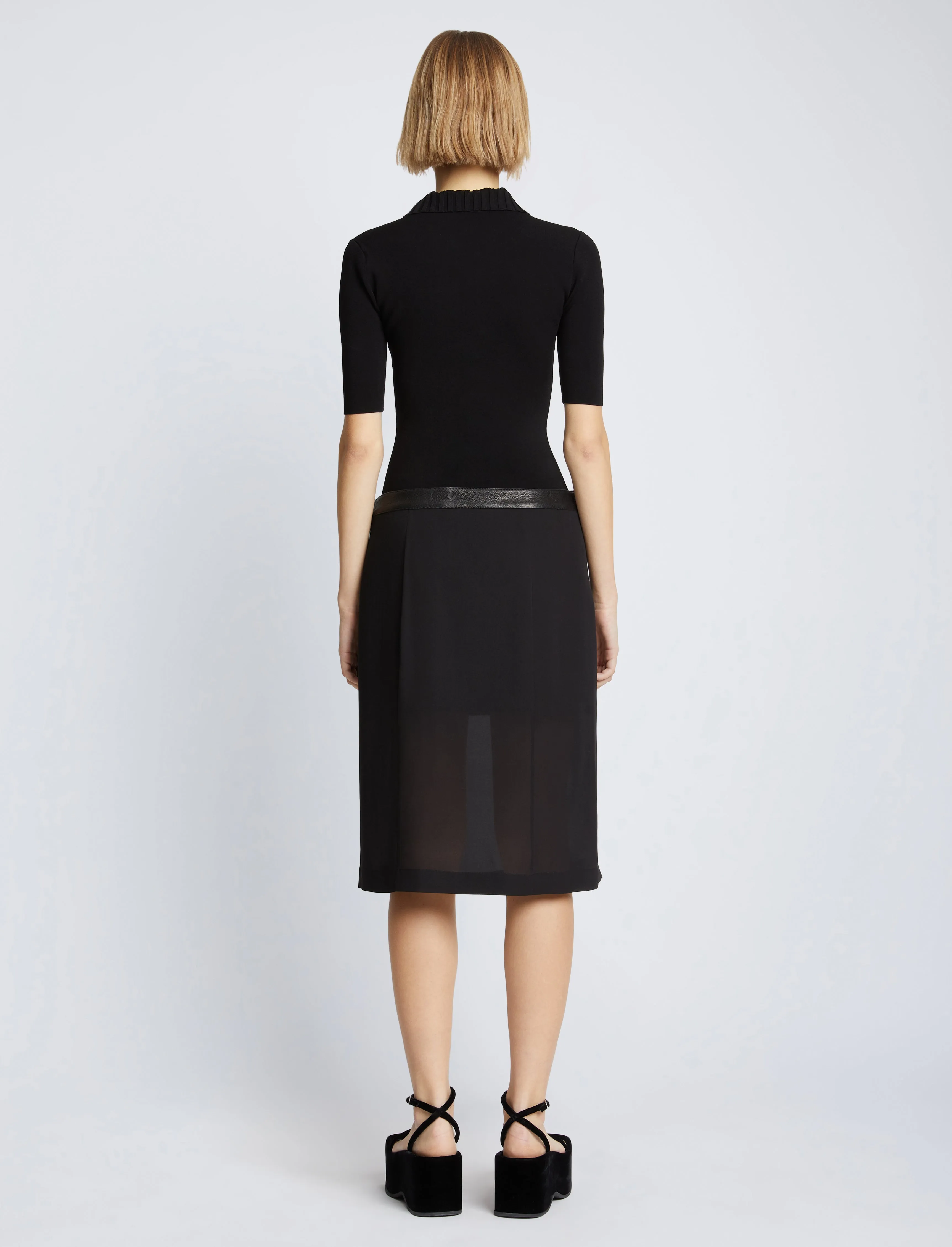 Crepe Chiffon Wrap Skirt sold by Proenza Schouler product image thumbnail 4