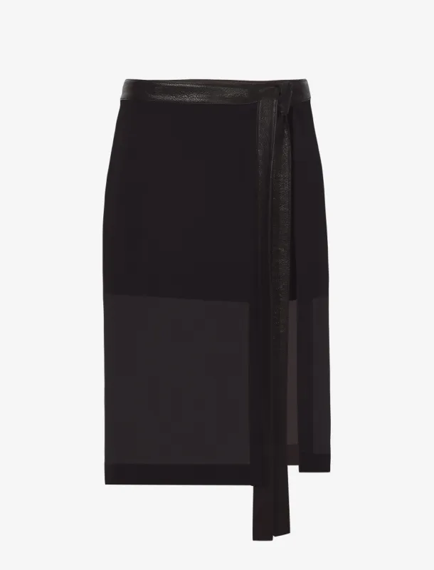 Crepe Chiffon Wrap Skirt sold by Proenza Schouler