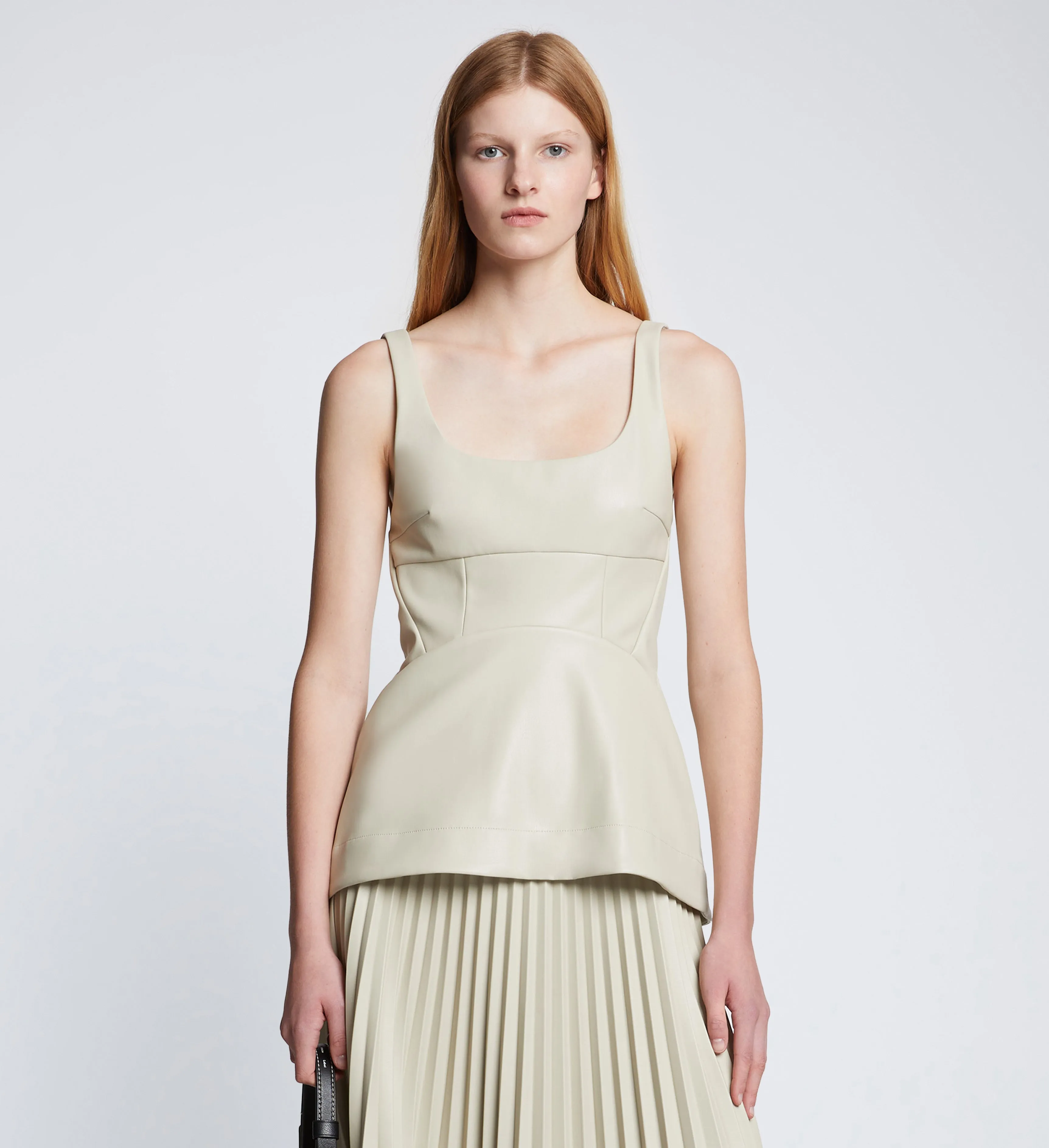 Faux Leather Bustier Top sold by Proenza Schouler product image thumbnail 2