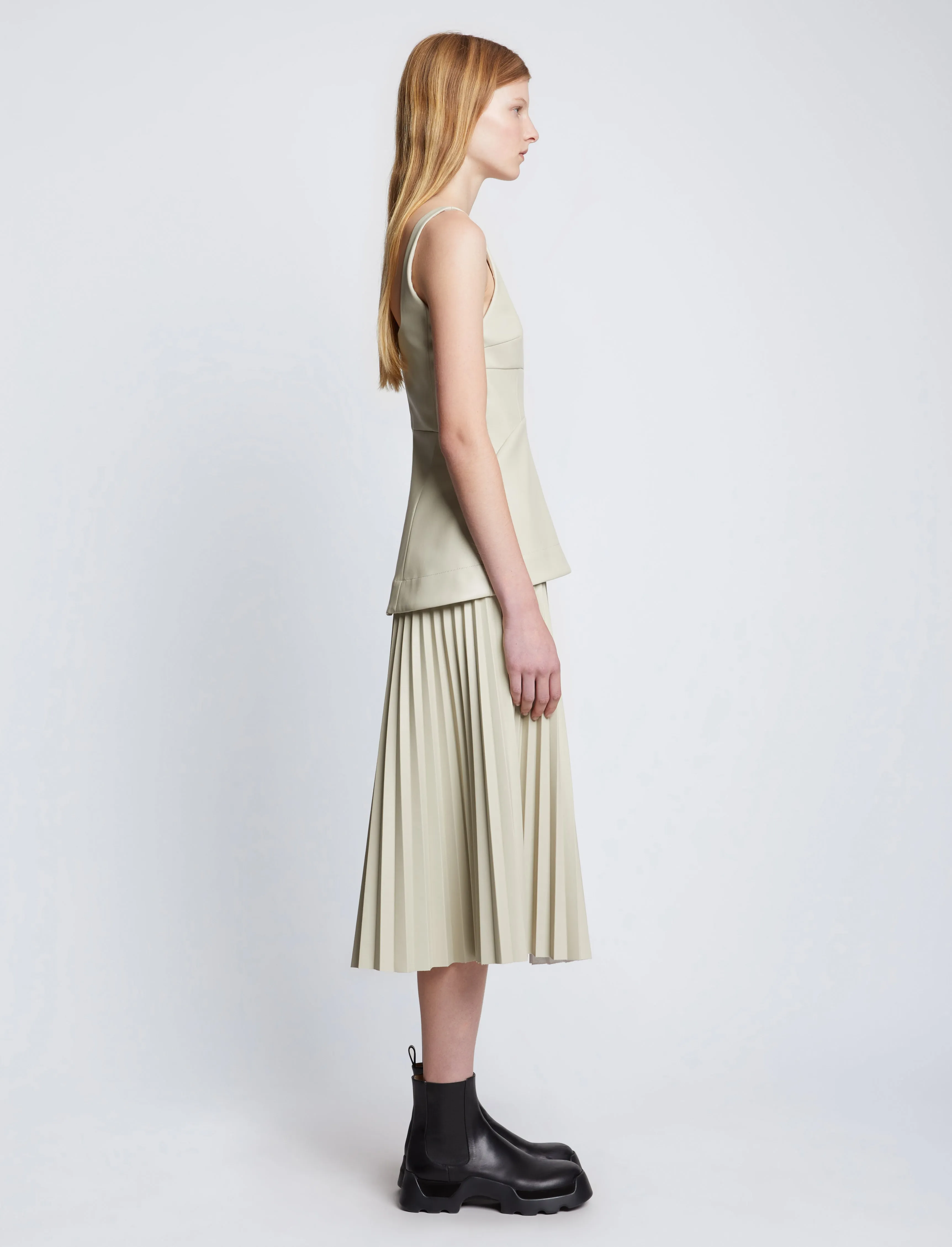 Faux Leather Bustier Top sold by Proenza Schouler product image thumbnail 4