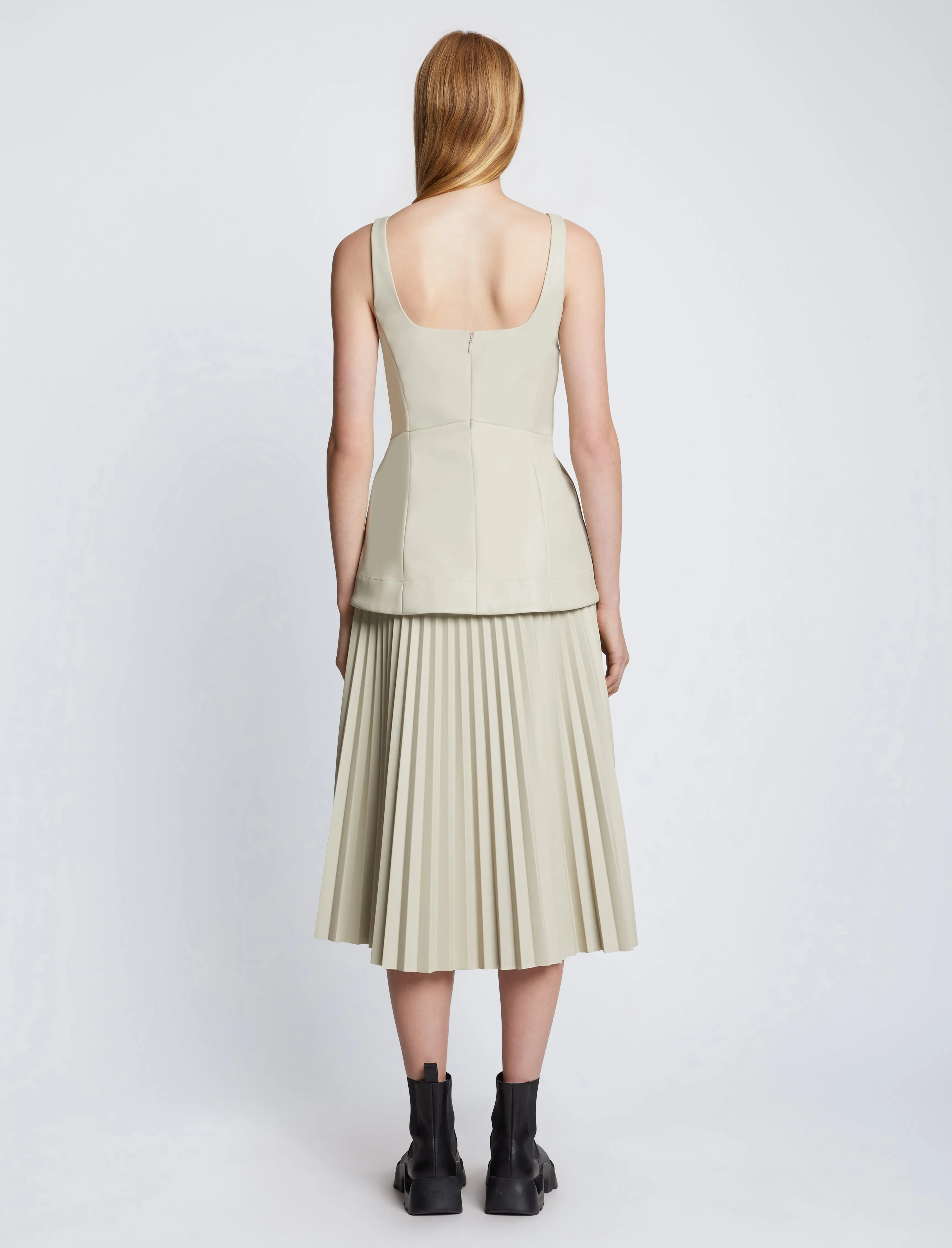 Faux Leather Bustier Top sold by Proenza Schouler product image thumbnail 5