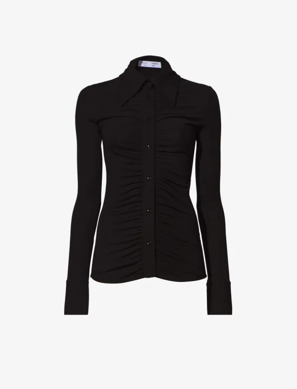 Matte Crepe Button Down sold by Proenza Schouler