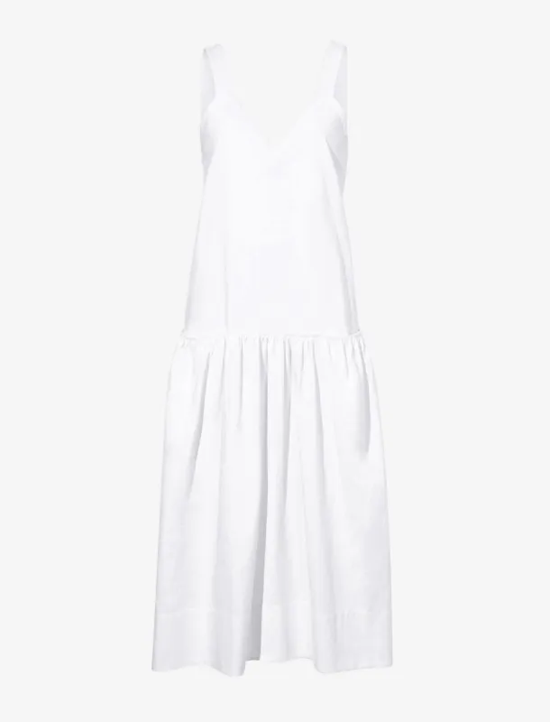 Sasha Dress in Solid Crinkle Cotton sold by Proenza Schouler