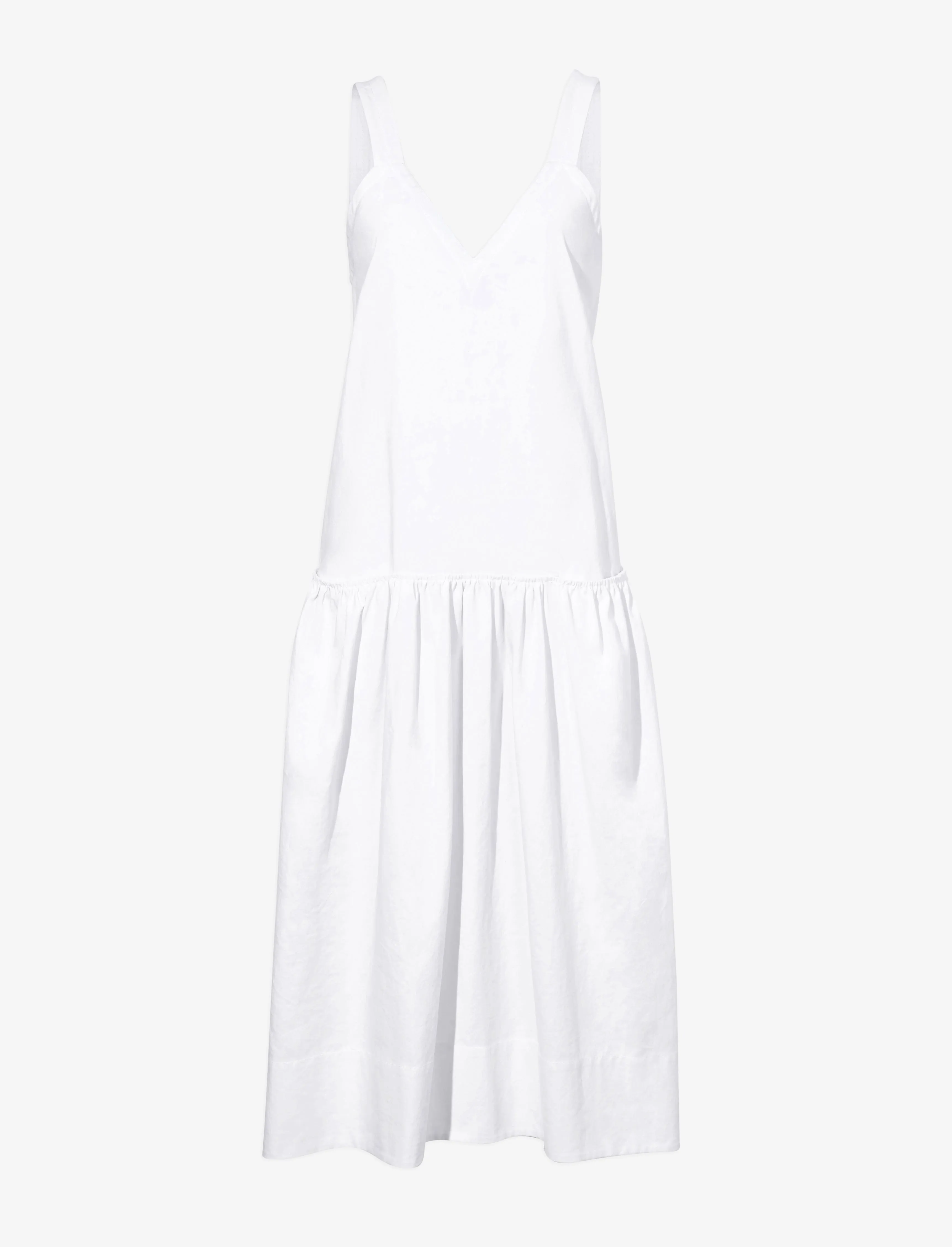 Sasha Dress in Solid Crinkle Cotton sold by Proenza Schouler