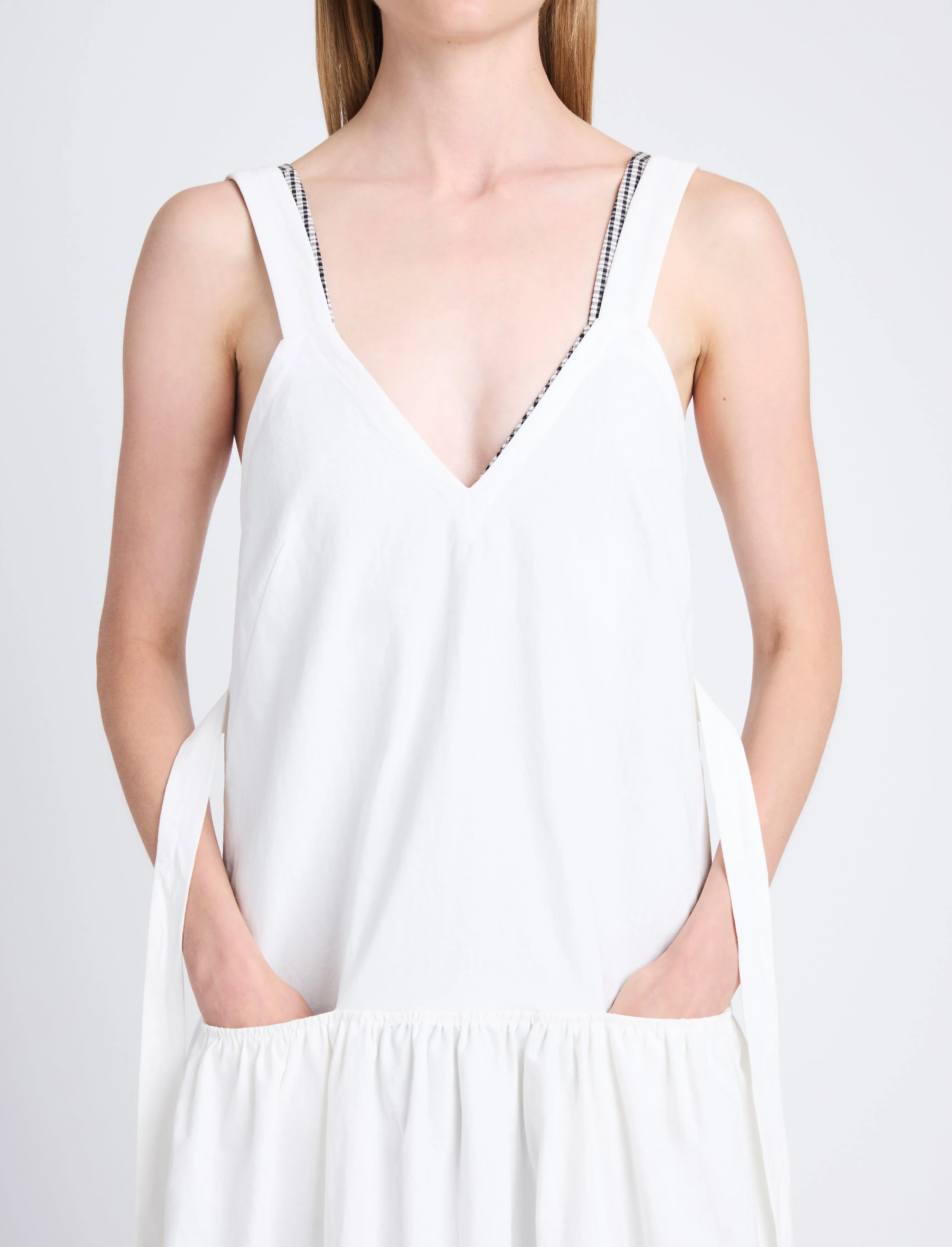 Sasha Dress in Solid Crinkle Cotton sold by Proenza Schouler product image thumbnail 5