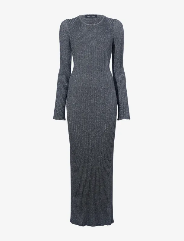 Joni Dress in Metallic Rib made by Proenza Schouler
