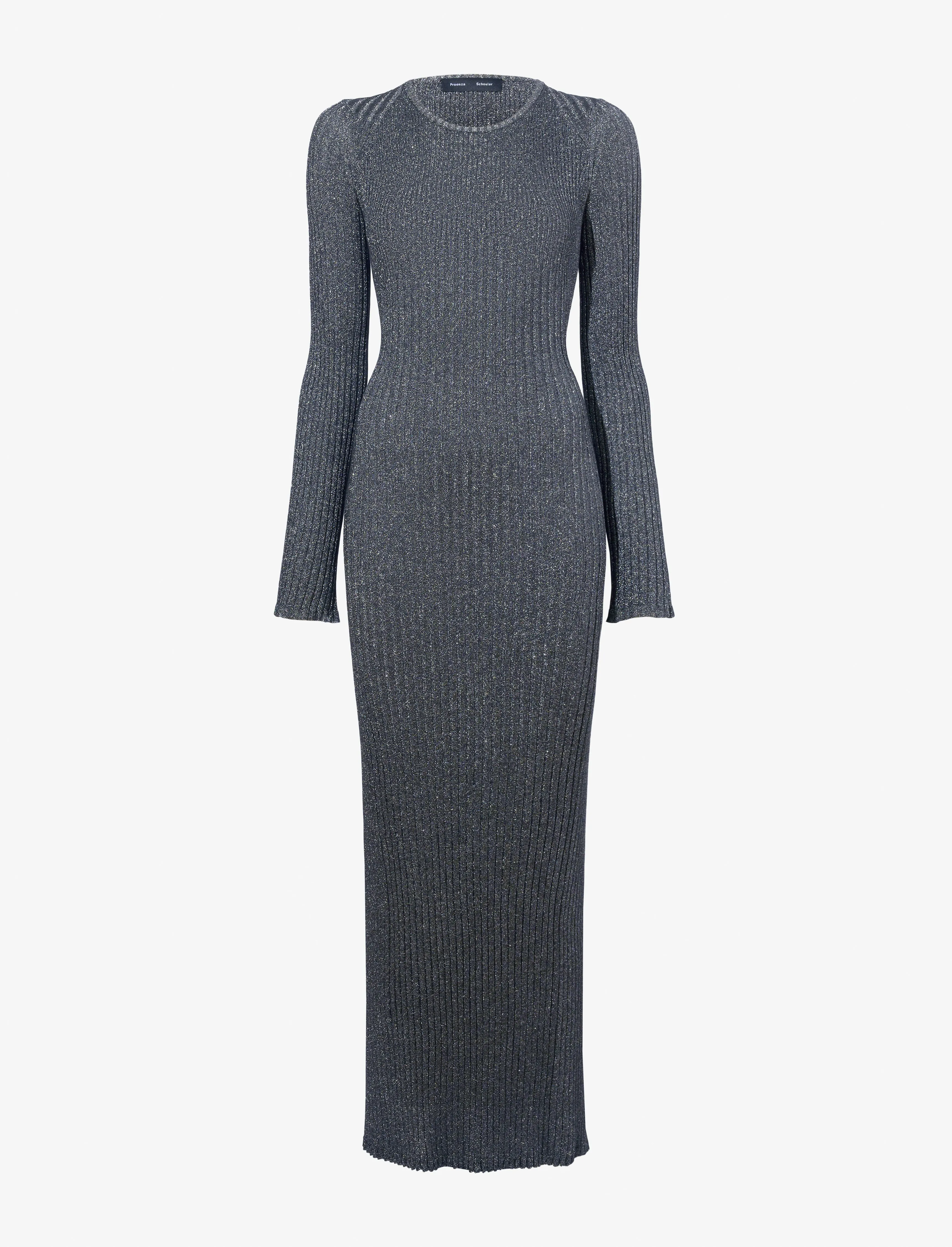 Joni Dress in Metallic Rib sold by Proenza Schouler