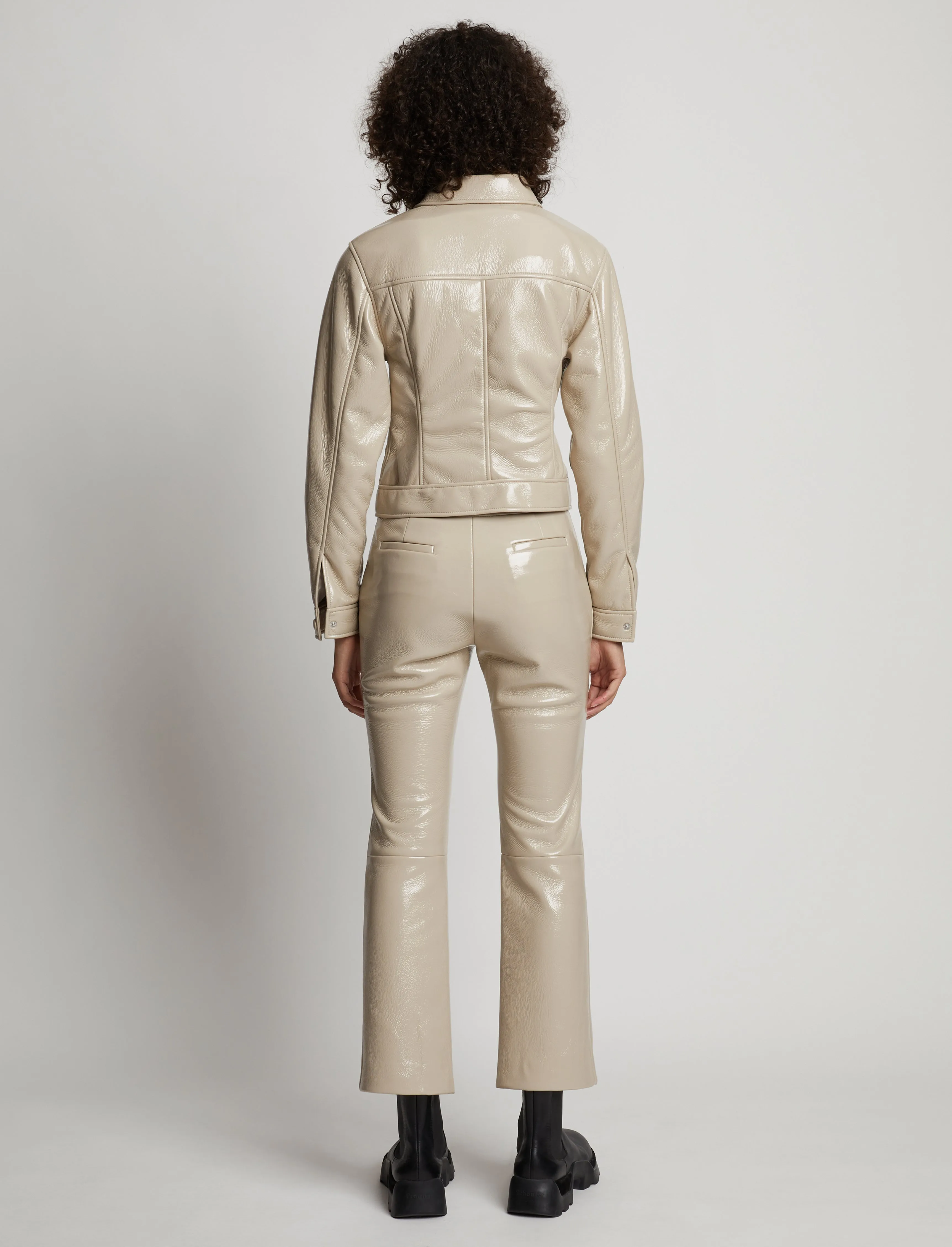 Vinyl Cropped Jacket sold by Proenza Schouler product image thumbnail 5