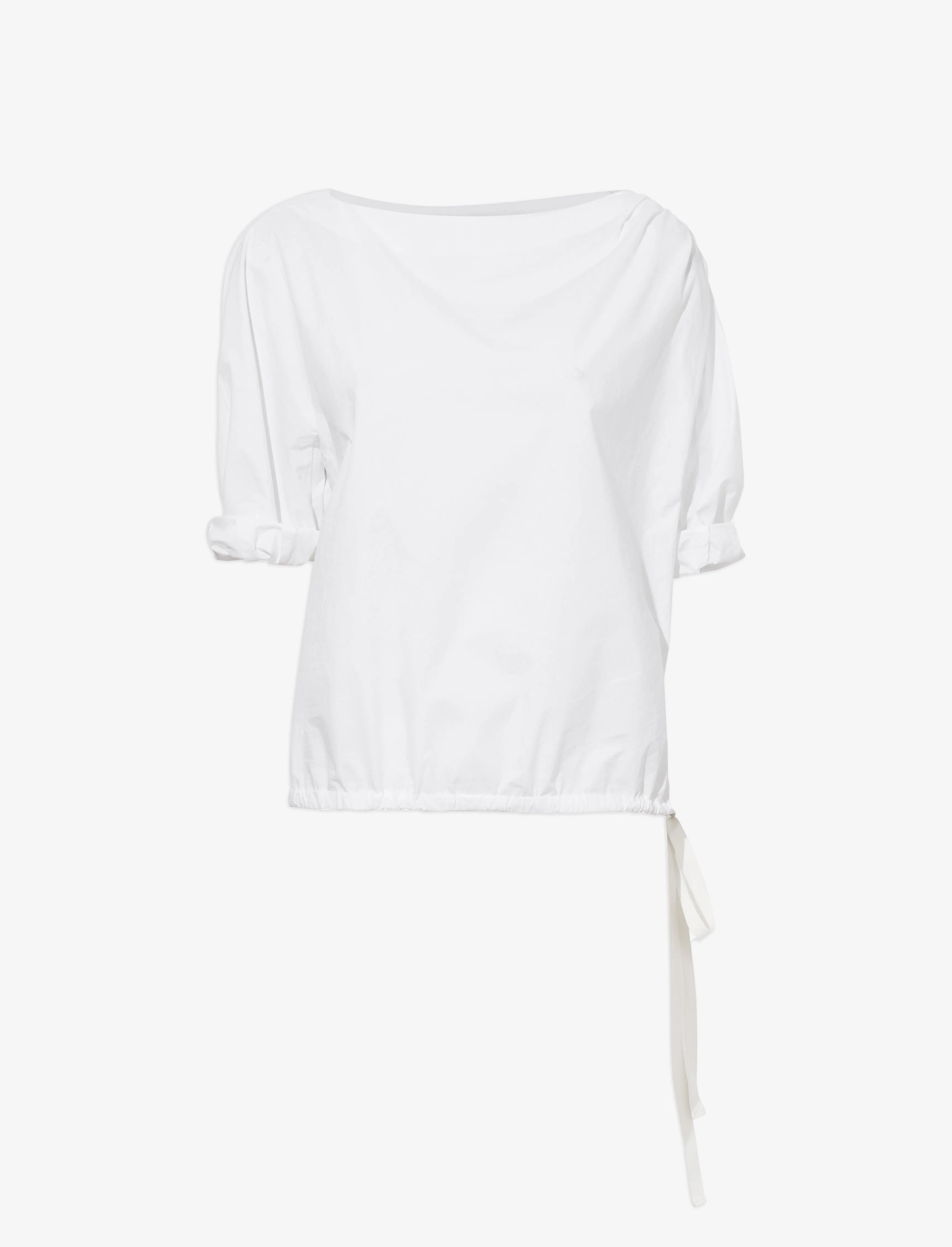 Addison Puff Sleeve Top in Washed Cotton Poplin sold by Proenza Schouler