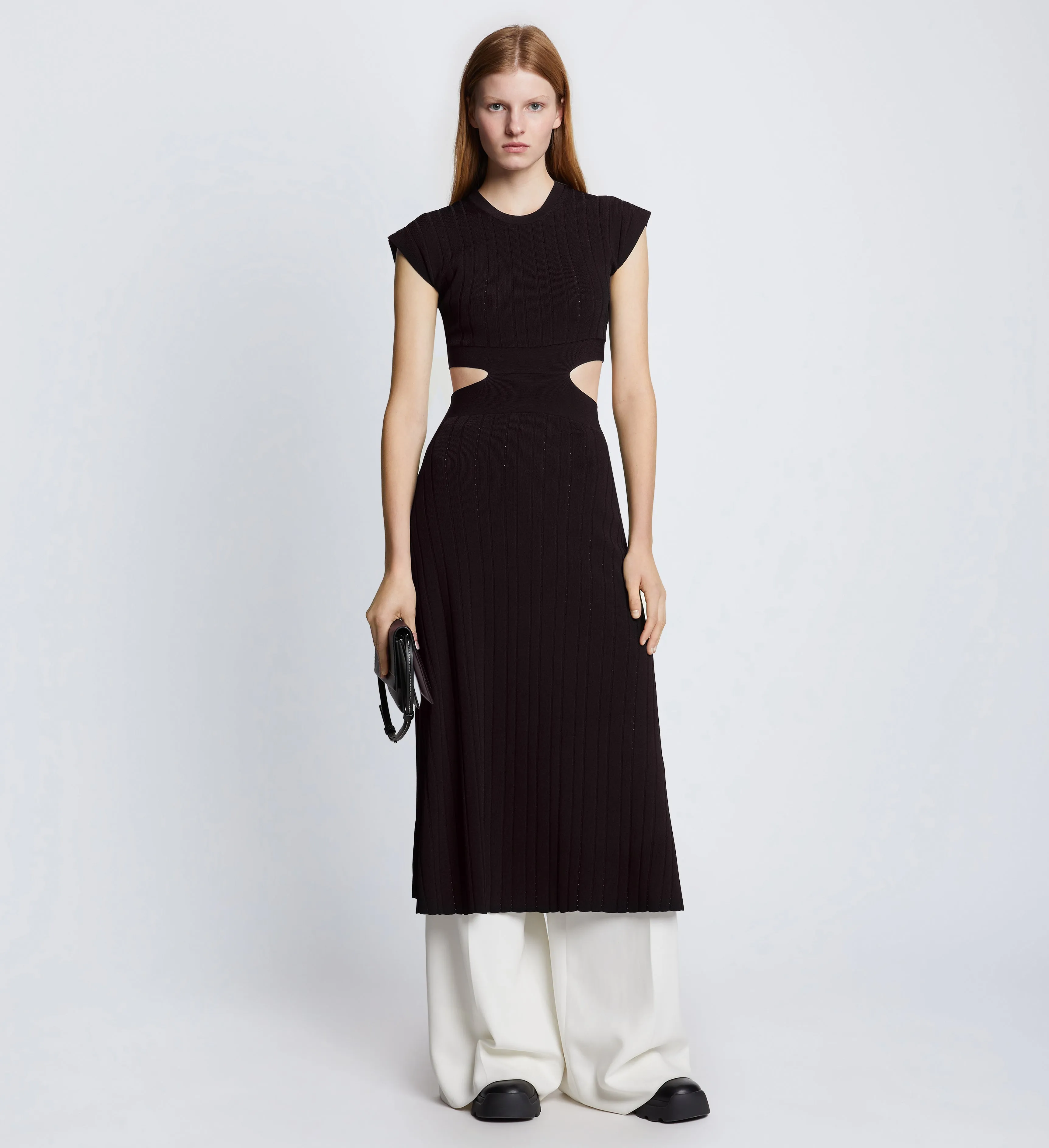 Pointelle Rib Cut Out Knit Dress sold by Proenza Schouler product image thumbnail 2