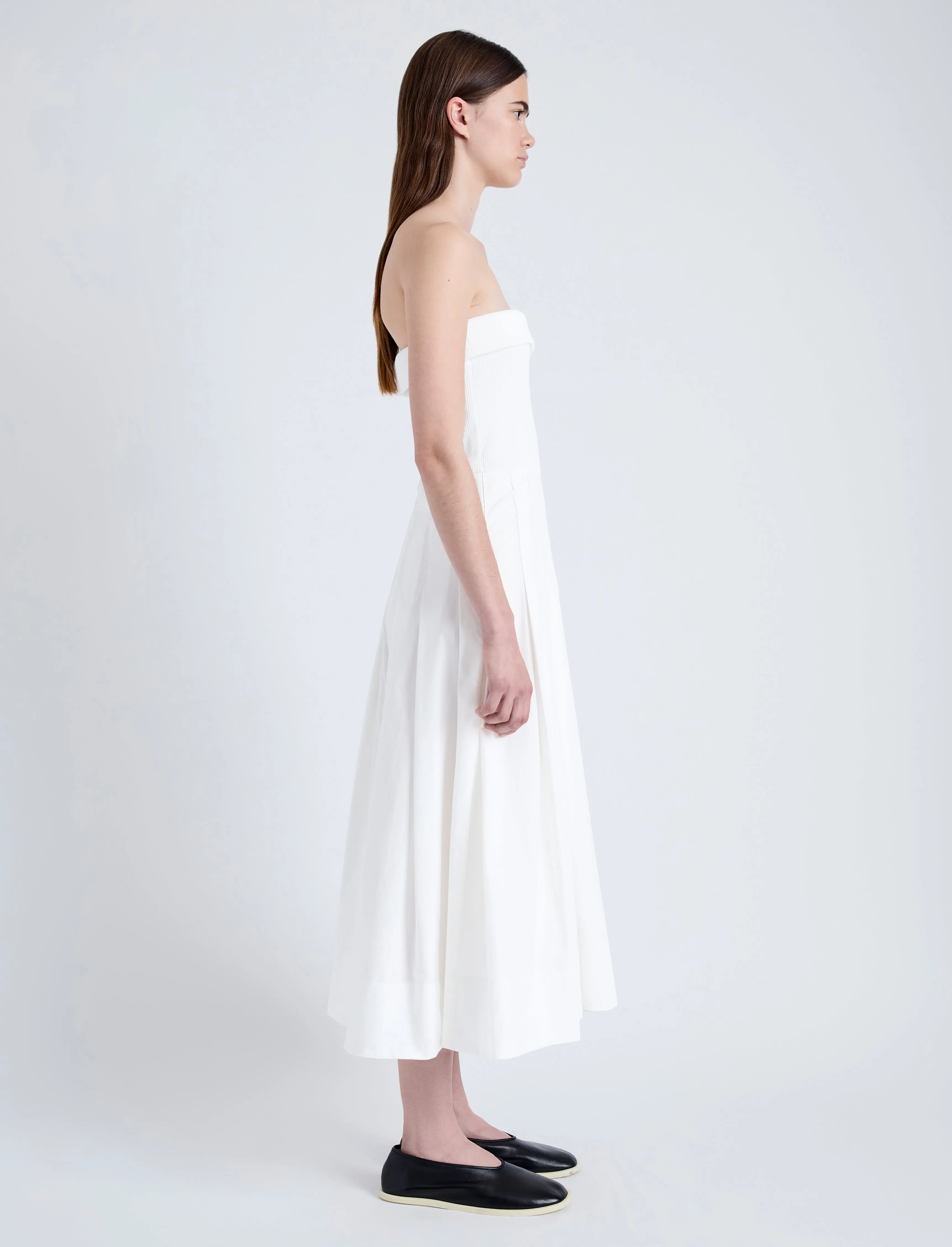 Warren Dress in Tech Poplin sold by Proenza Schouler product image thumbnail 3
