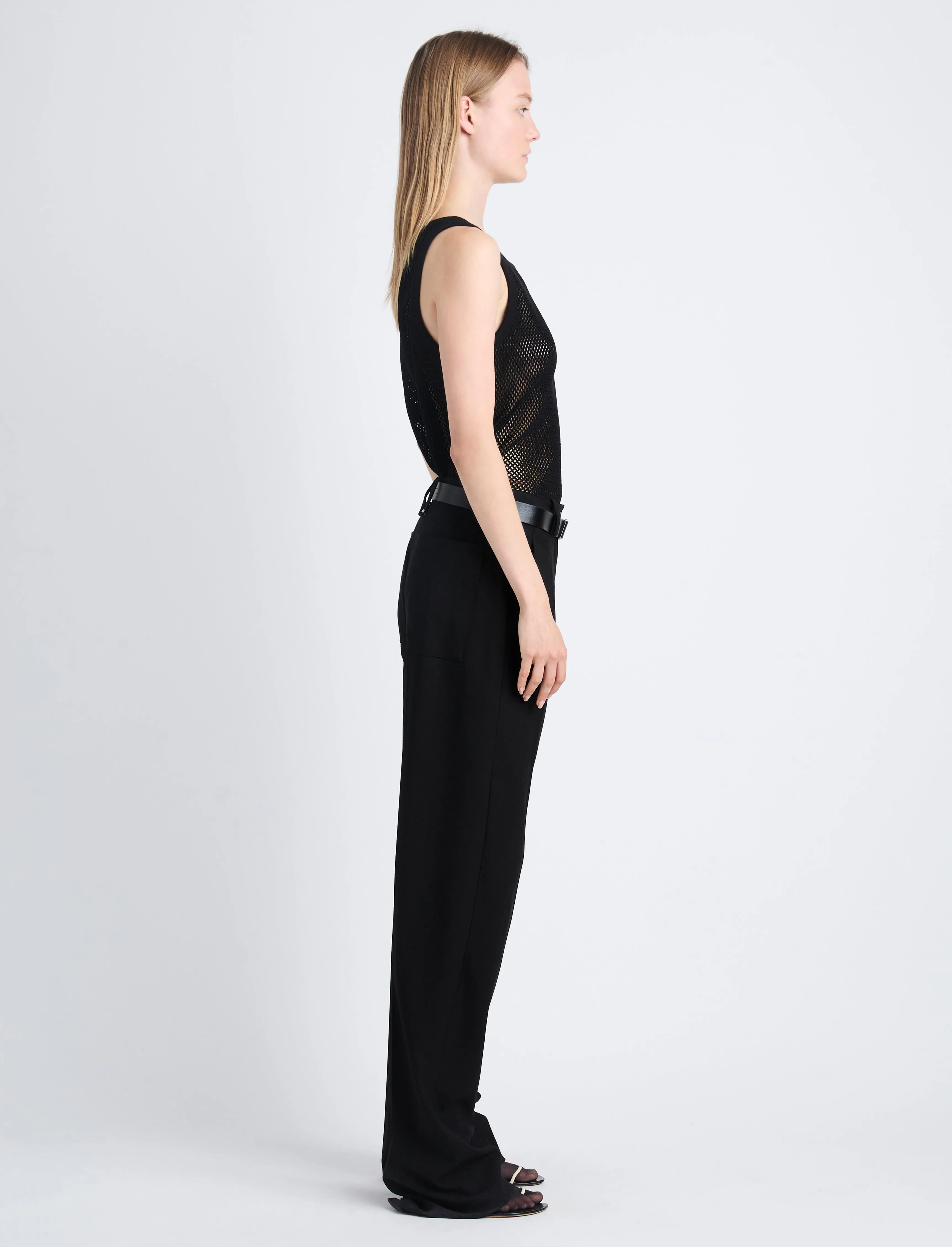 Kiki Tank in Cotton Mesh sold by Proenza Schouler product image thumbnail 3