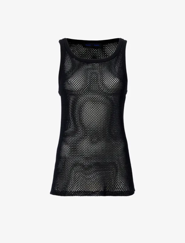 Kiki Tank in Cotton Mesh made by Proenza Schouler
