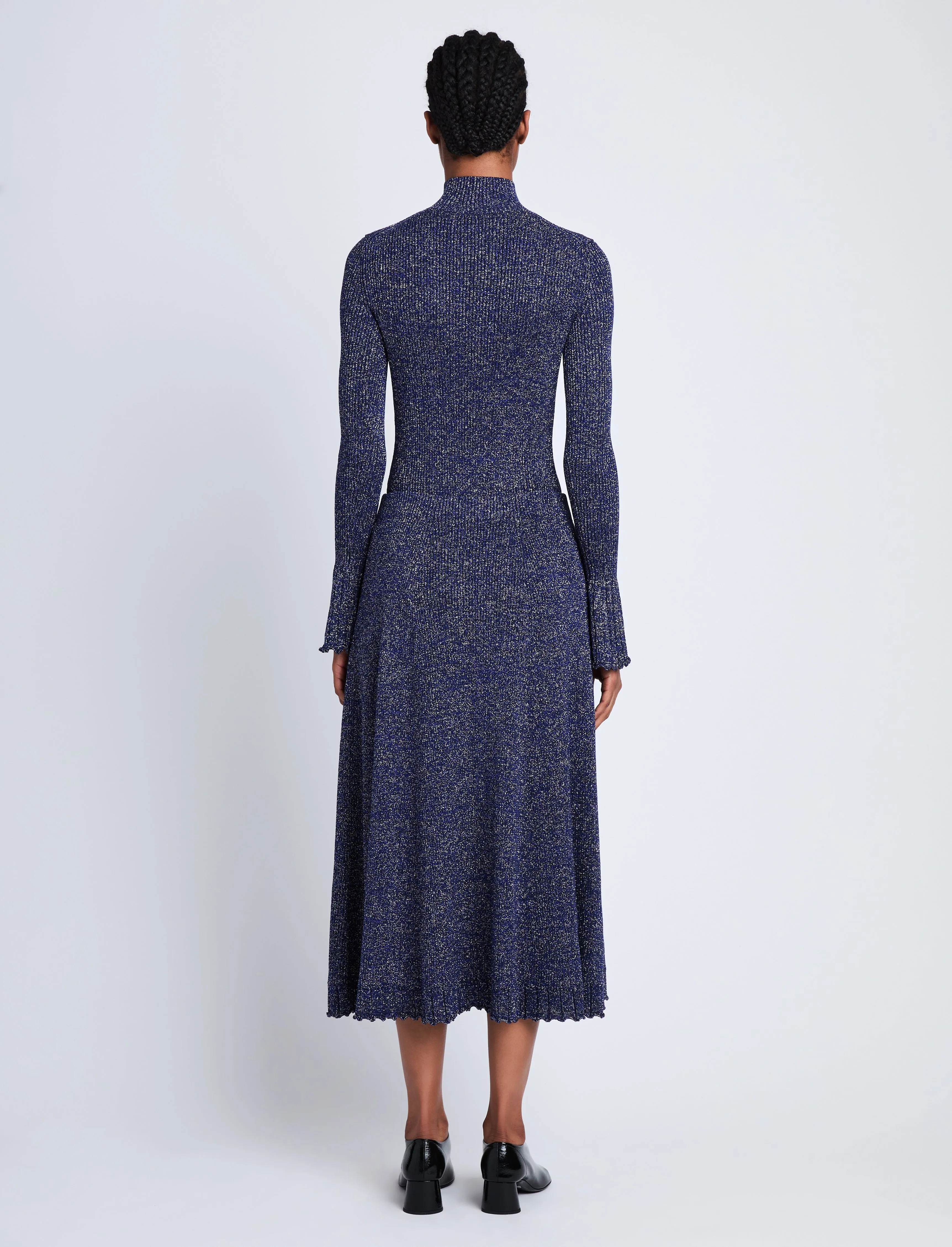 Lidia Knit Skirt in Marled Lurex sold by Proenza Schouler product image thumbnail 4