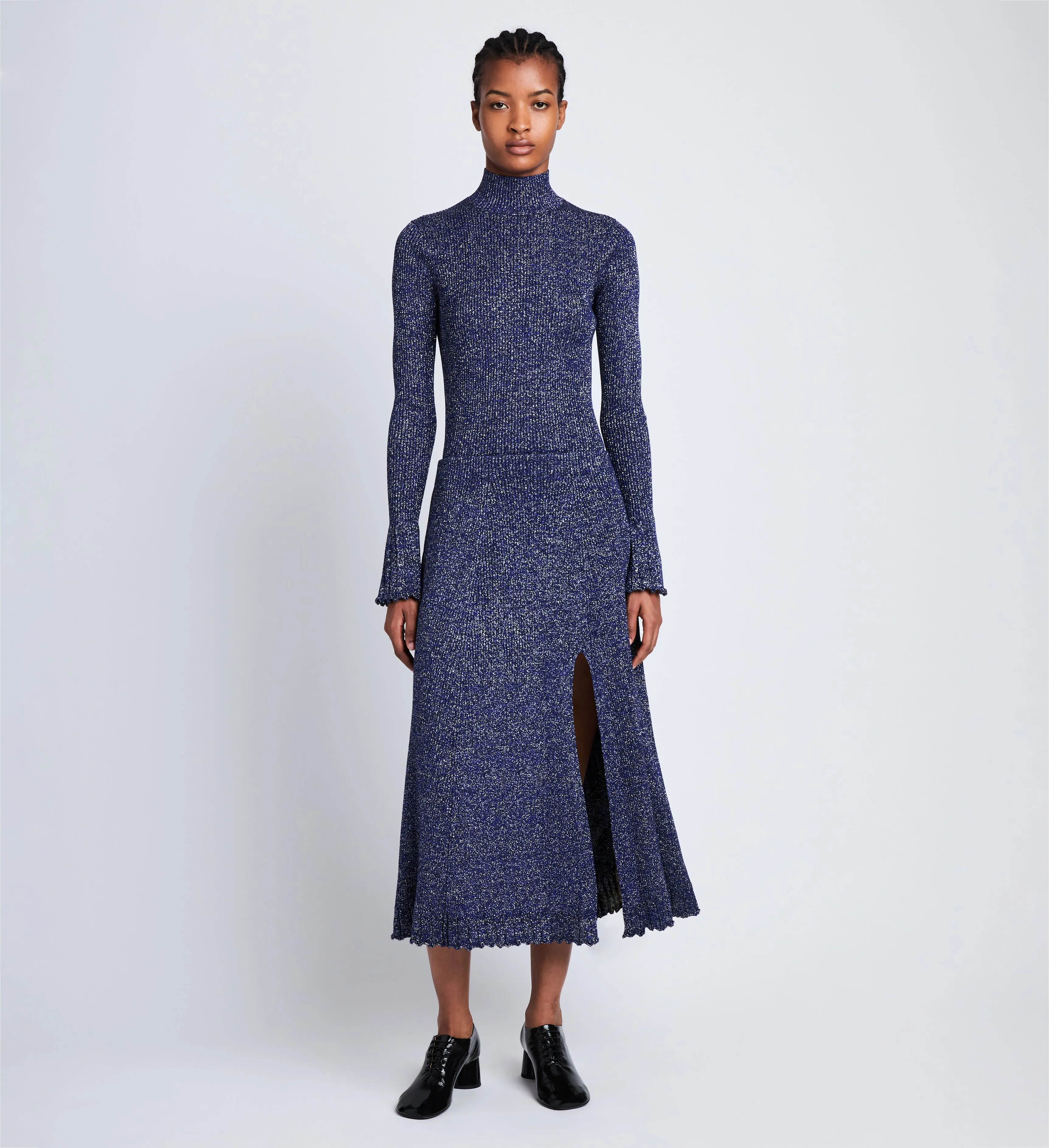 Lidia Knit Skirt in Marled Lurex sold by Proenza Schouler product image thumbnail 2