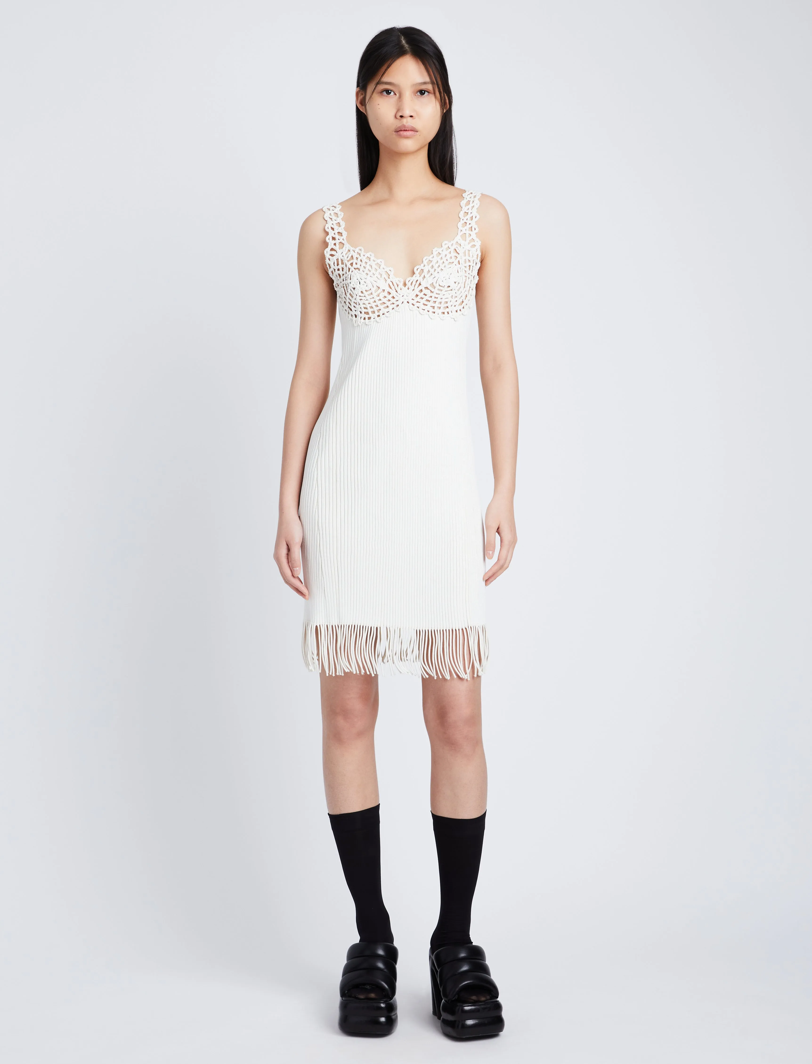 Embroidered Viscose Knit Dress sold by Proenza Schouler product image thumbnail 2