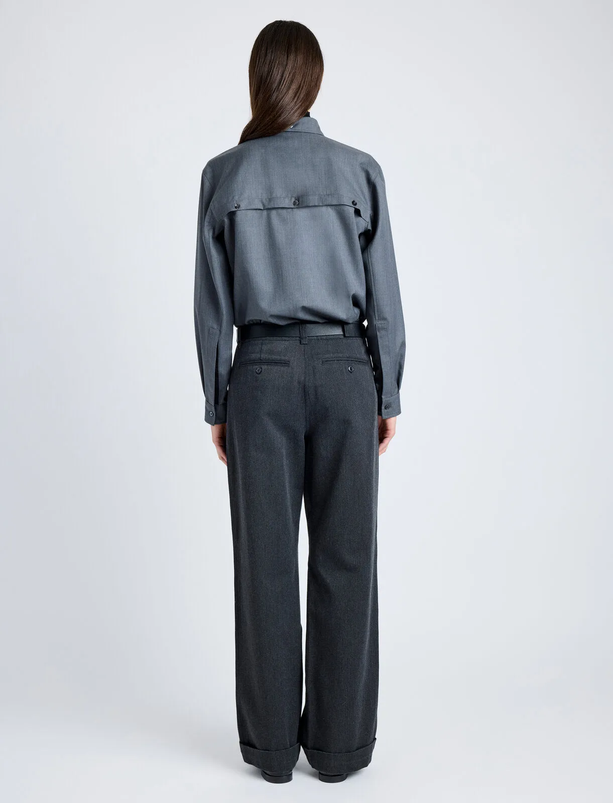 Rose Shirt in Fine Wool sold by Proenza Schouler product image thumbnail 5