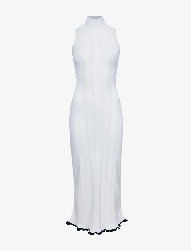 Kim Knit Dress in Compact Pointelle Rib sold by Proenza Schouler