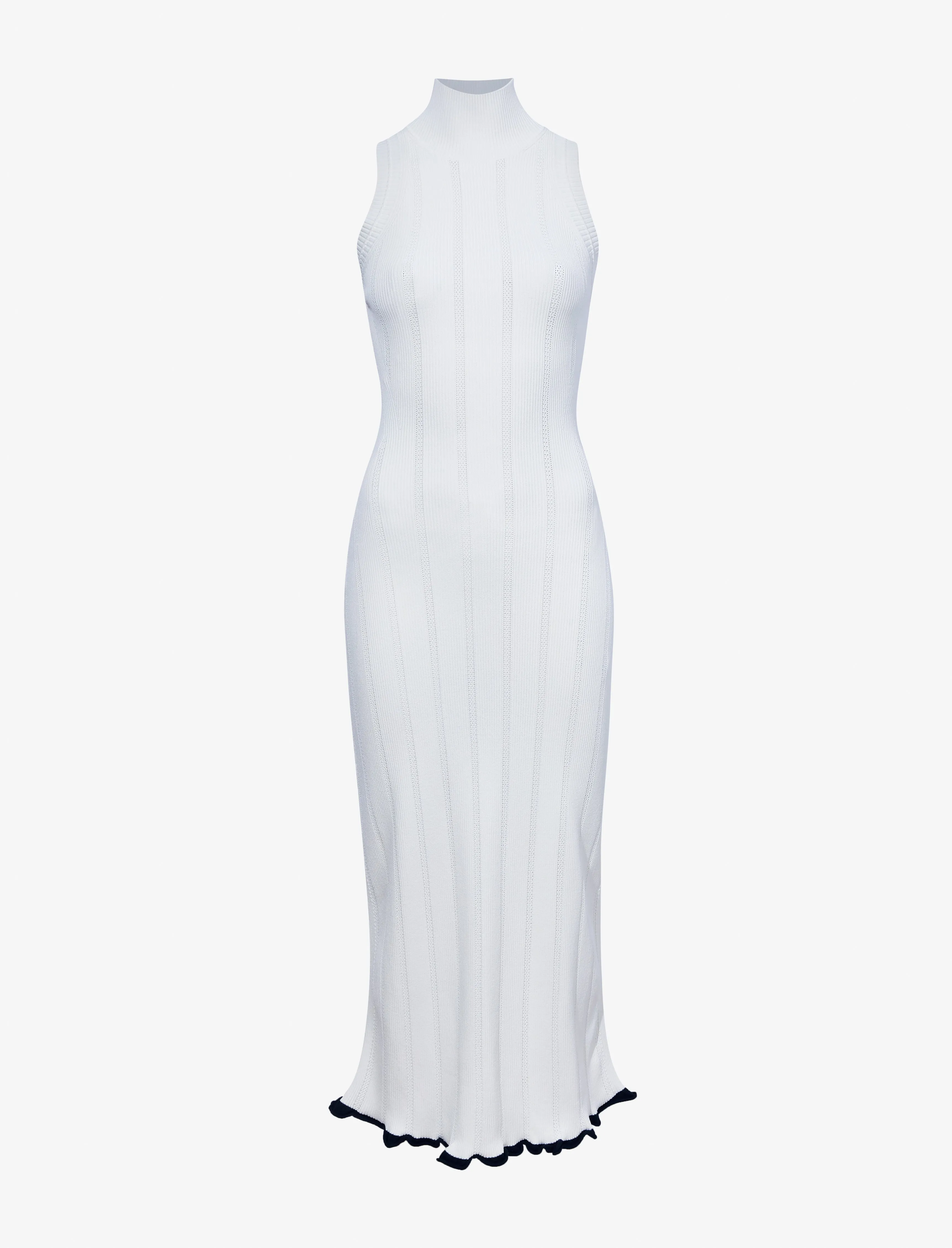 Kim Knit Dress in Compact Pointelle Rib sold by Proenza Schouler