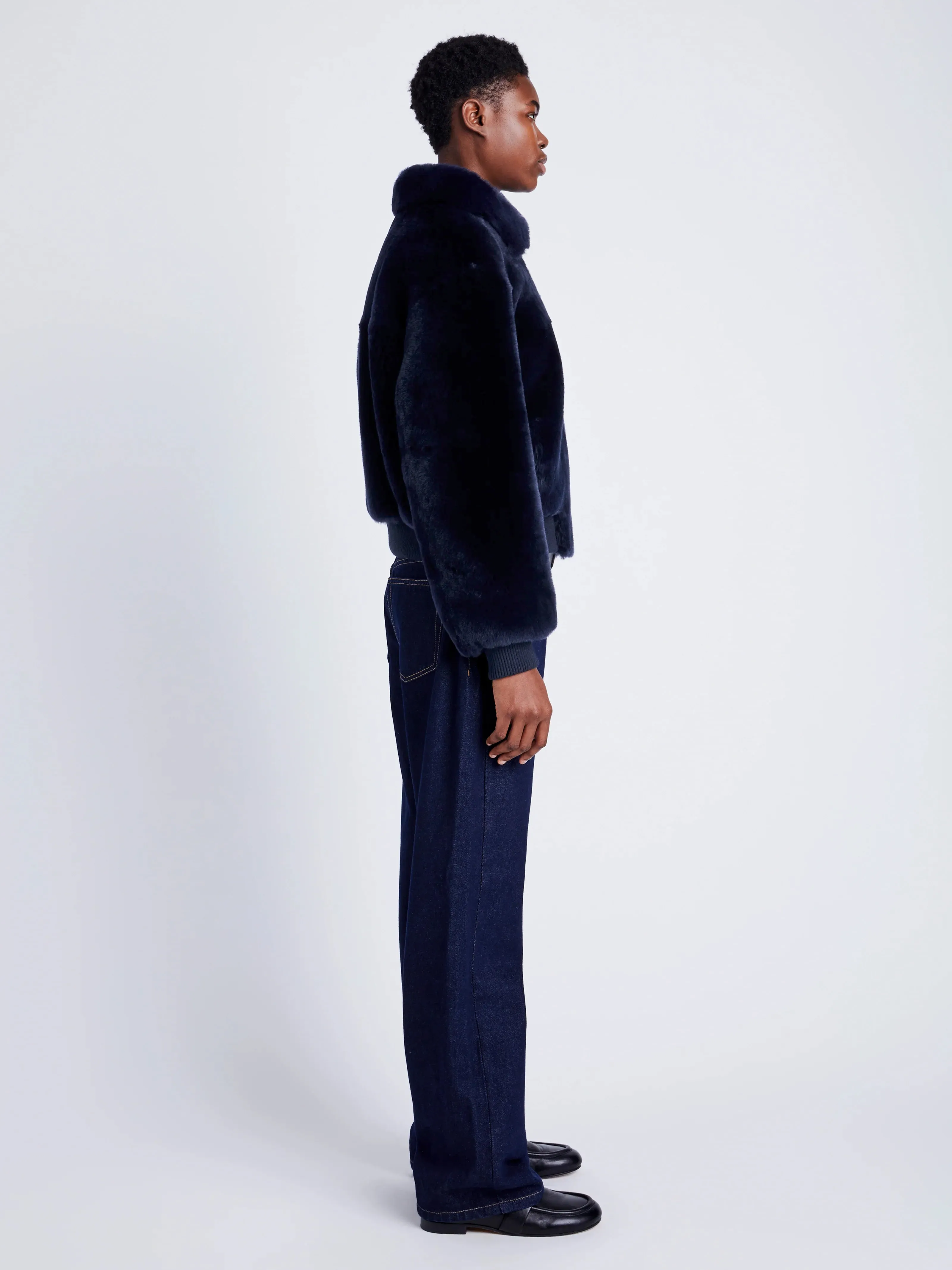 Anais Bomber in Shearling sold by Proenza Schouler product image thumbnail 4