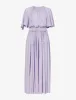 Viscose Crepe Gathered Jersey Dress - LAVENDER sold by Proenza Schouler