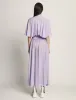 Viscose Crepe Gathered Jersey Dress - LAVENDER sold by Proenza Schouler