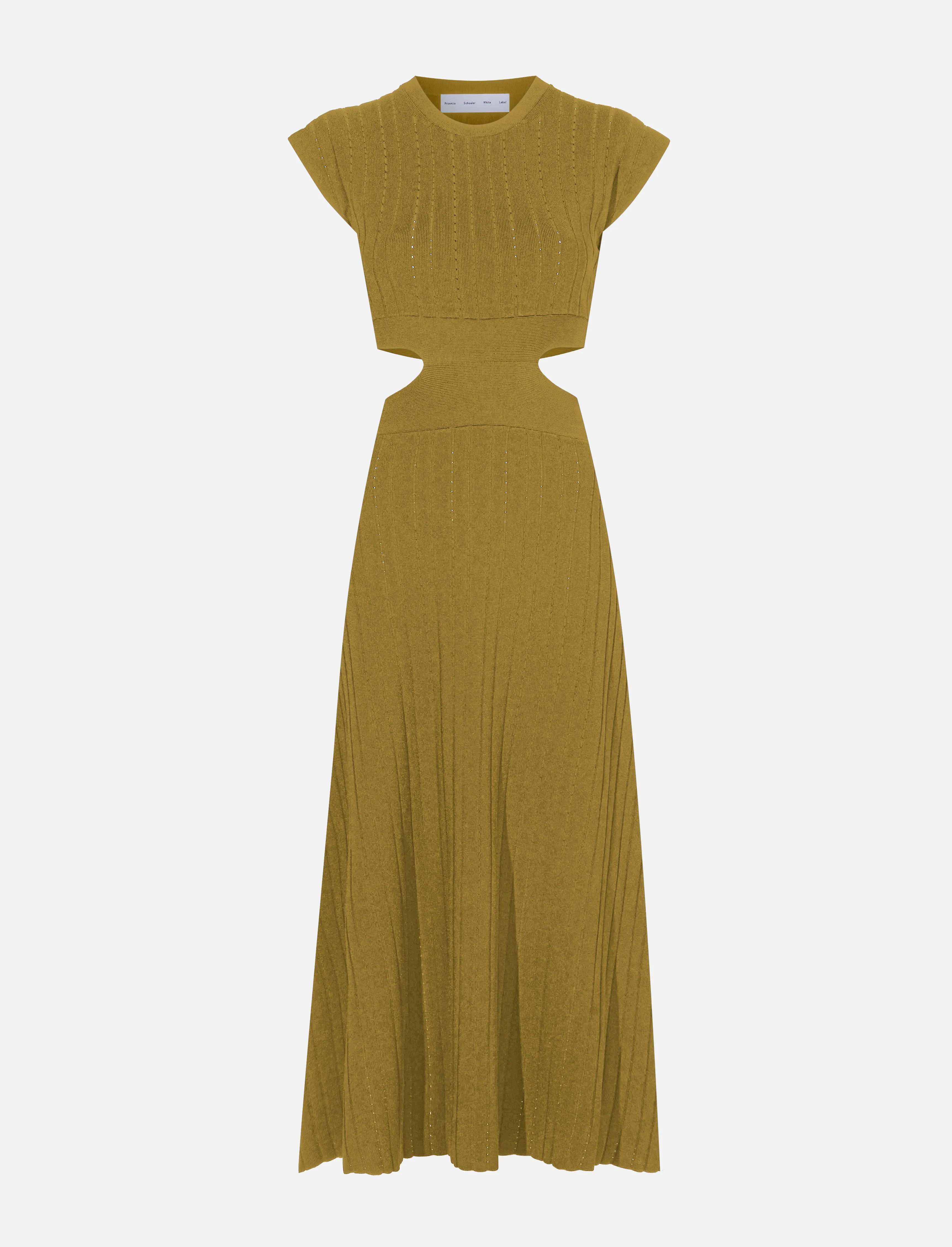 Pointelle Rib Cut Out Knit Dress sold by Proenza Schouler