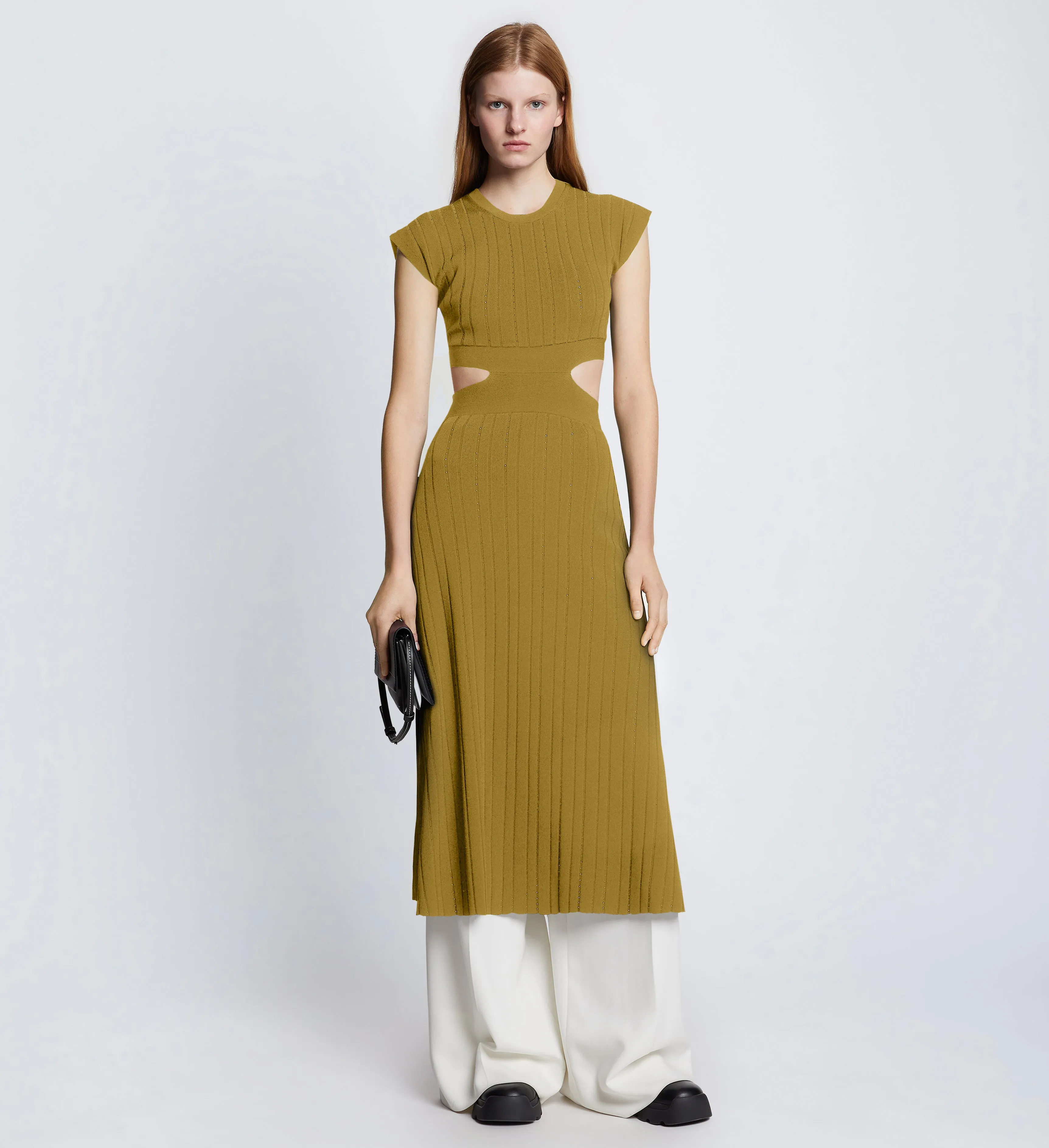 Pointelle Rib Cut Out Knit Dress sold by Proenza Schouler product image thumbnail 2