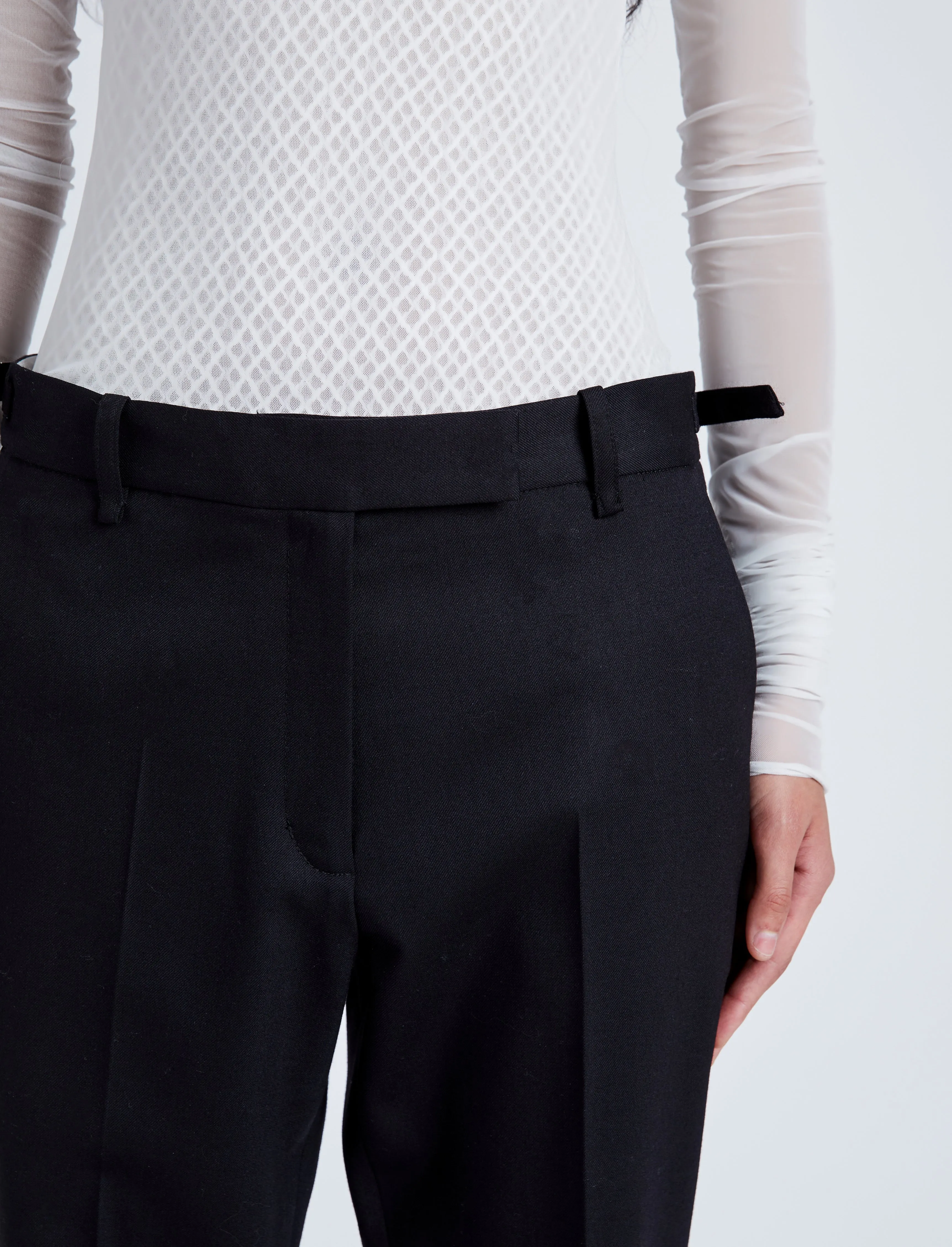Teddy Pant in Wool Twill Suiting sold by Proenza Schouler product image thumbnail 5