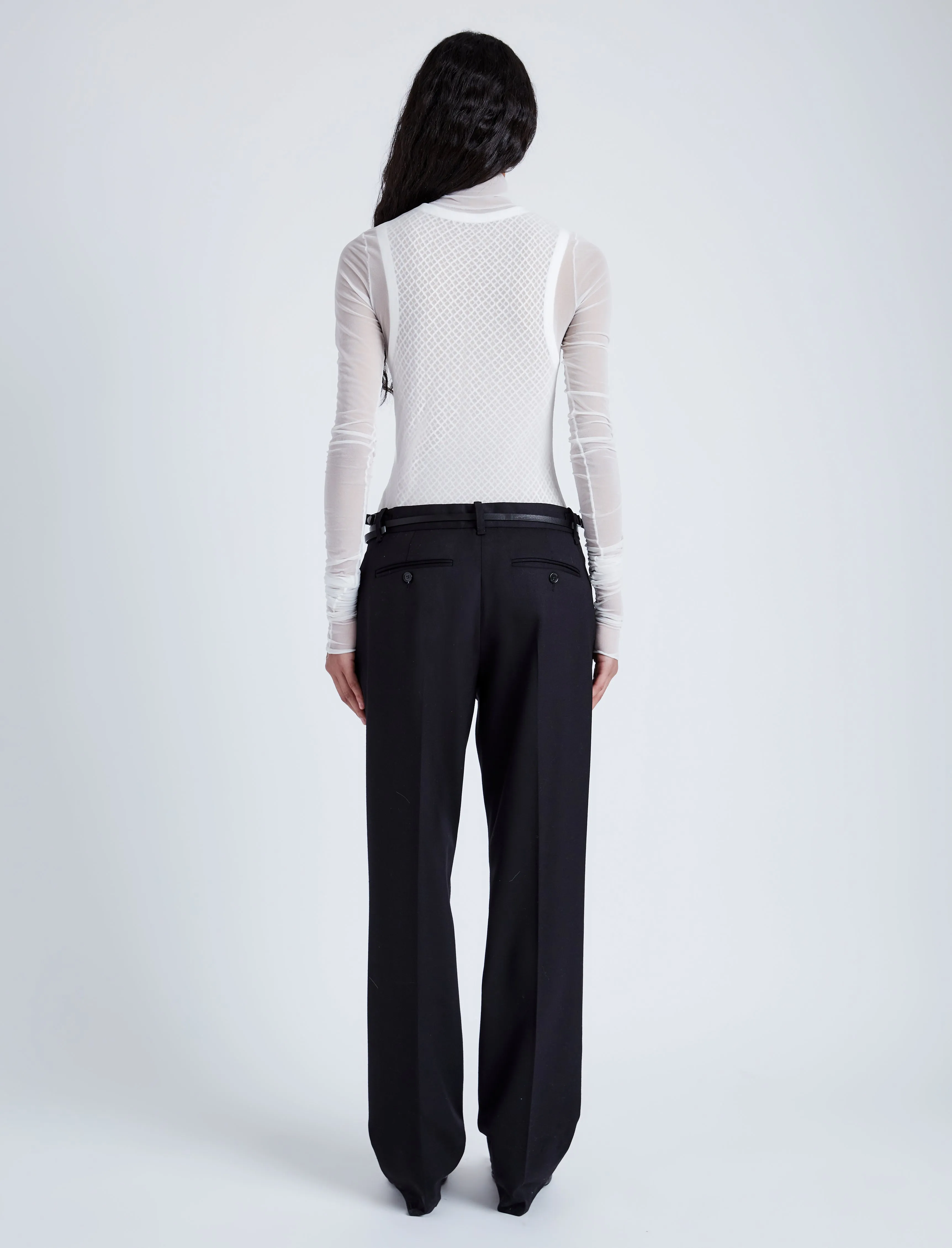 Teddy Pant in Wool Twill Suiting sold by Proenza Schouler product image thumbnail 4