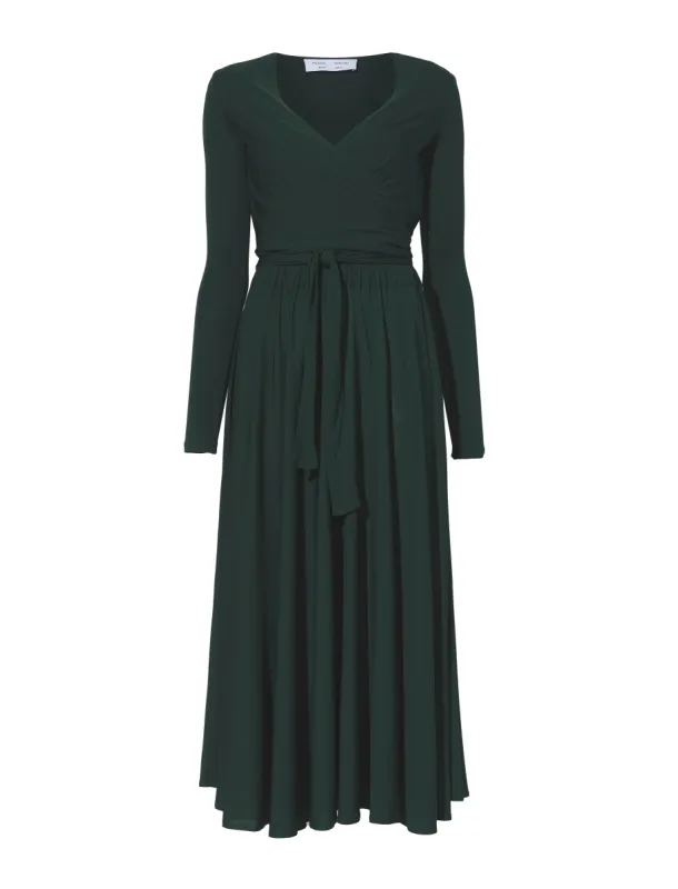 Matte Crepe Wrap Dress made by Proenza Schouler