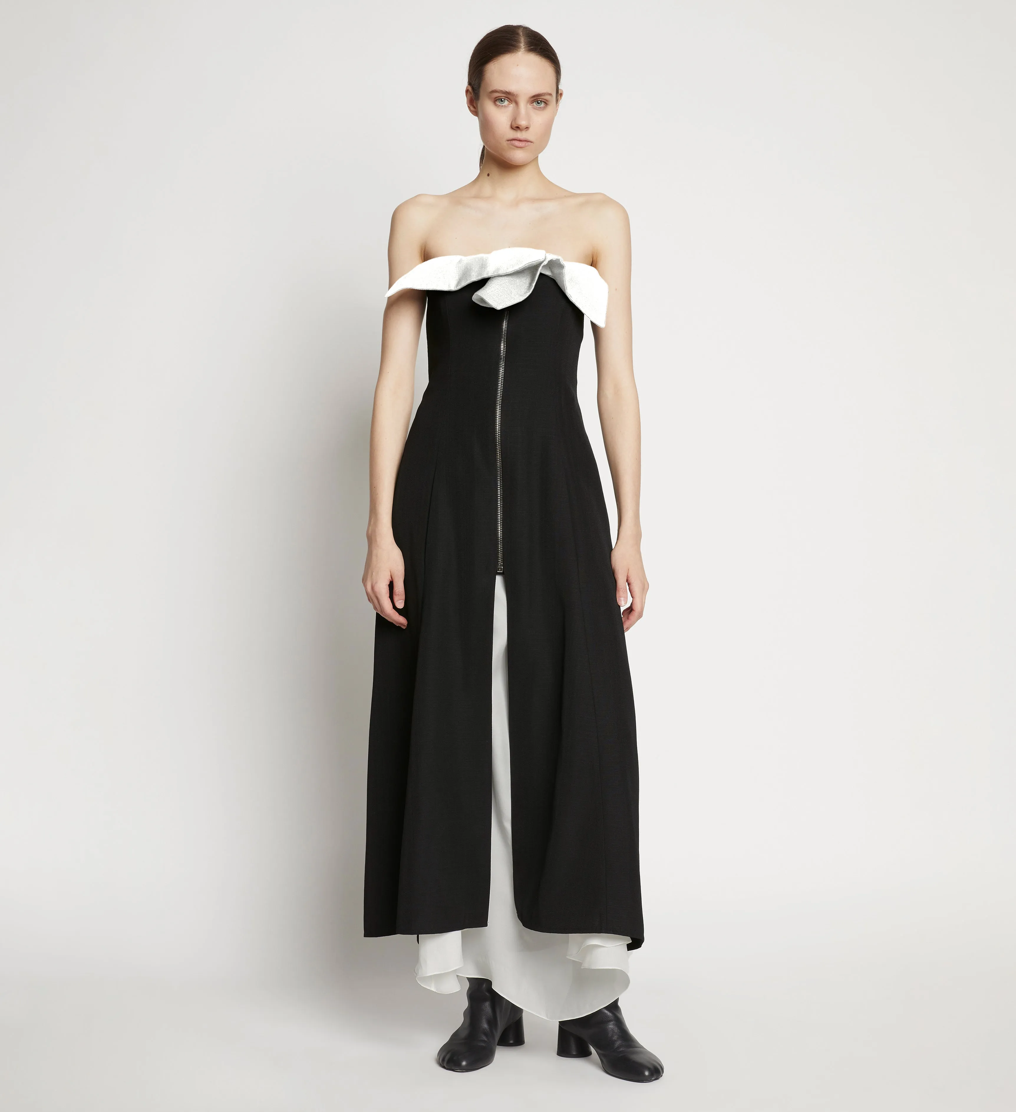 Matte Viscose Crepe Strapless Dress sold by Proenza Schouler product image thumbnail 2