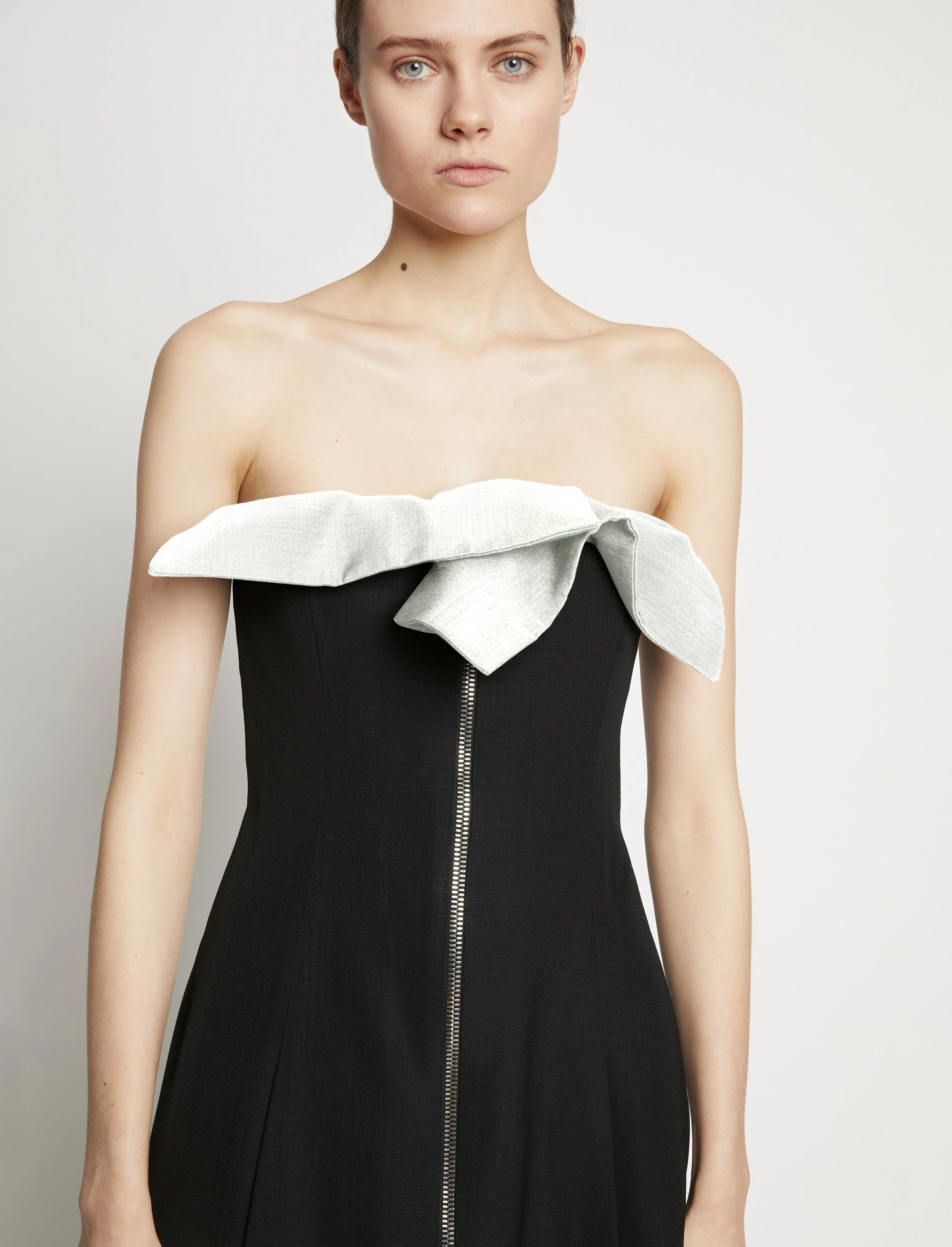 Matte Viscose Crepe Strapless Dress sold by Proenza Schouler product image thumbnail 5