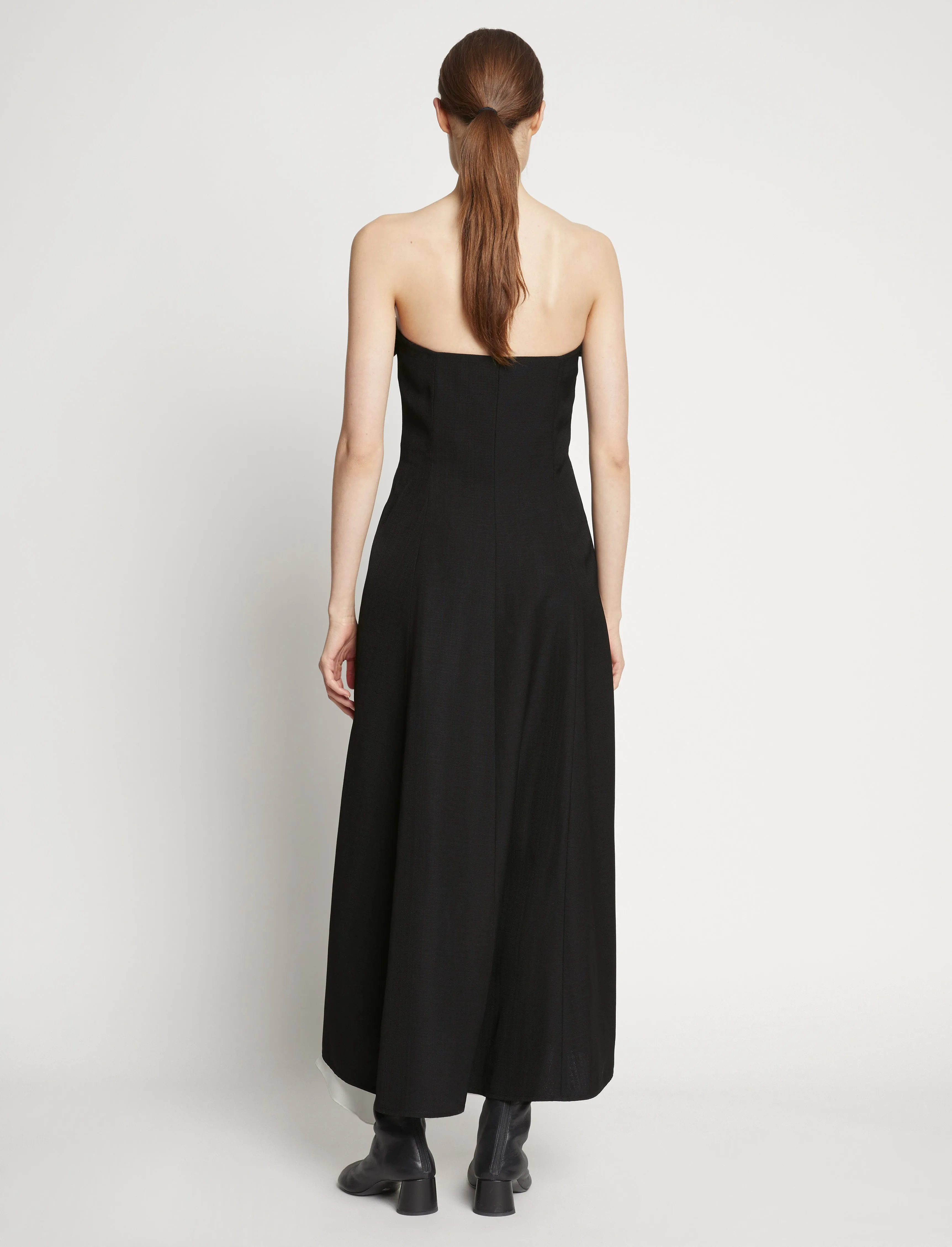 Matte Viscose Crepe Strapless Dress sold by Proenza Schouler product image thumbnail 4