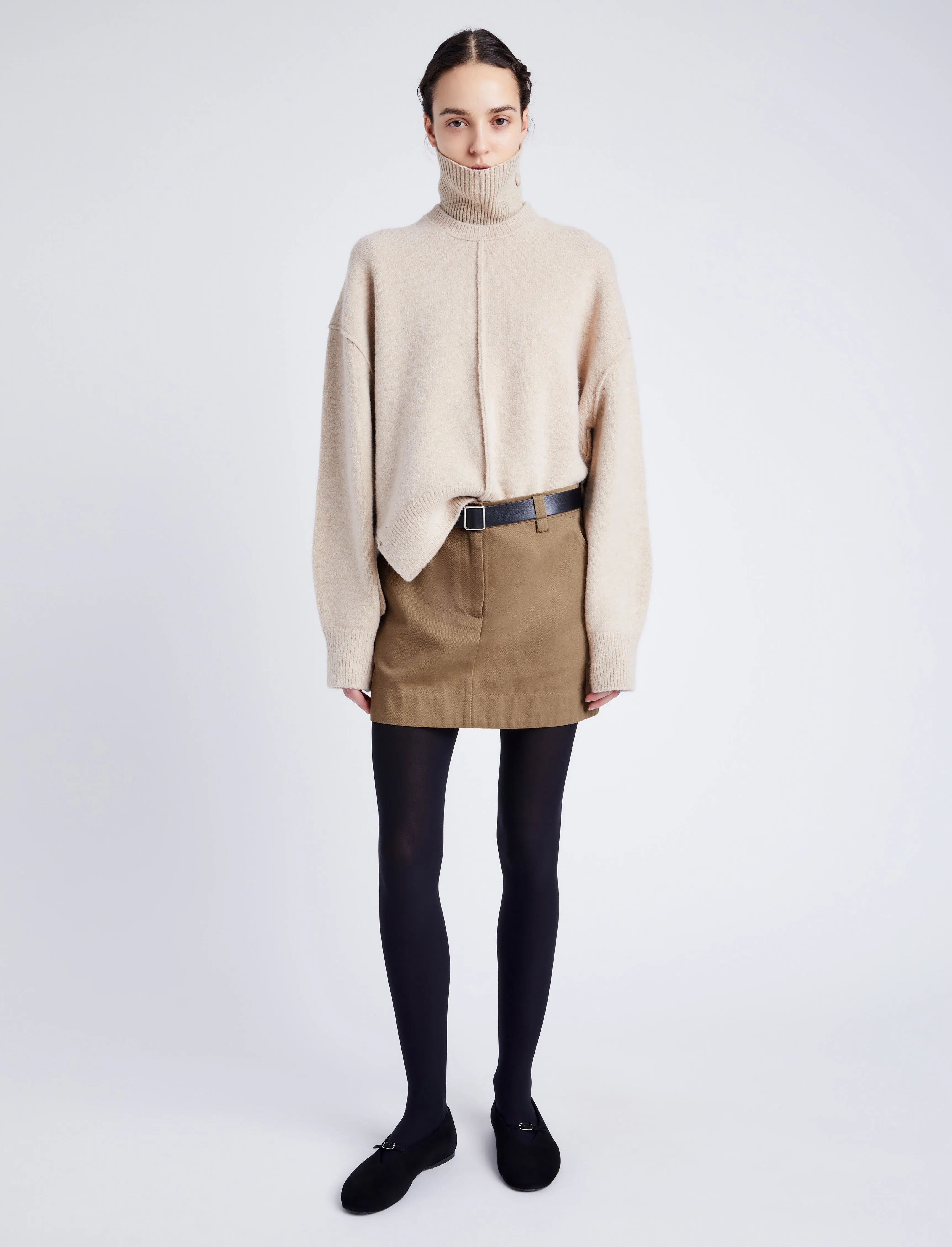 Silas Skirt in Gabardine sold by Proenza Schouler product image thumbnail 2