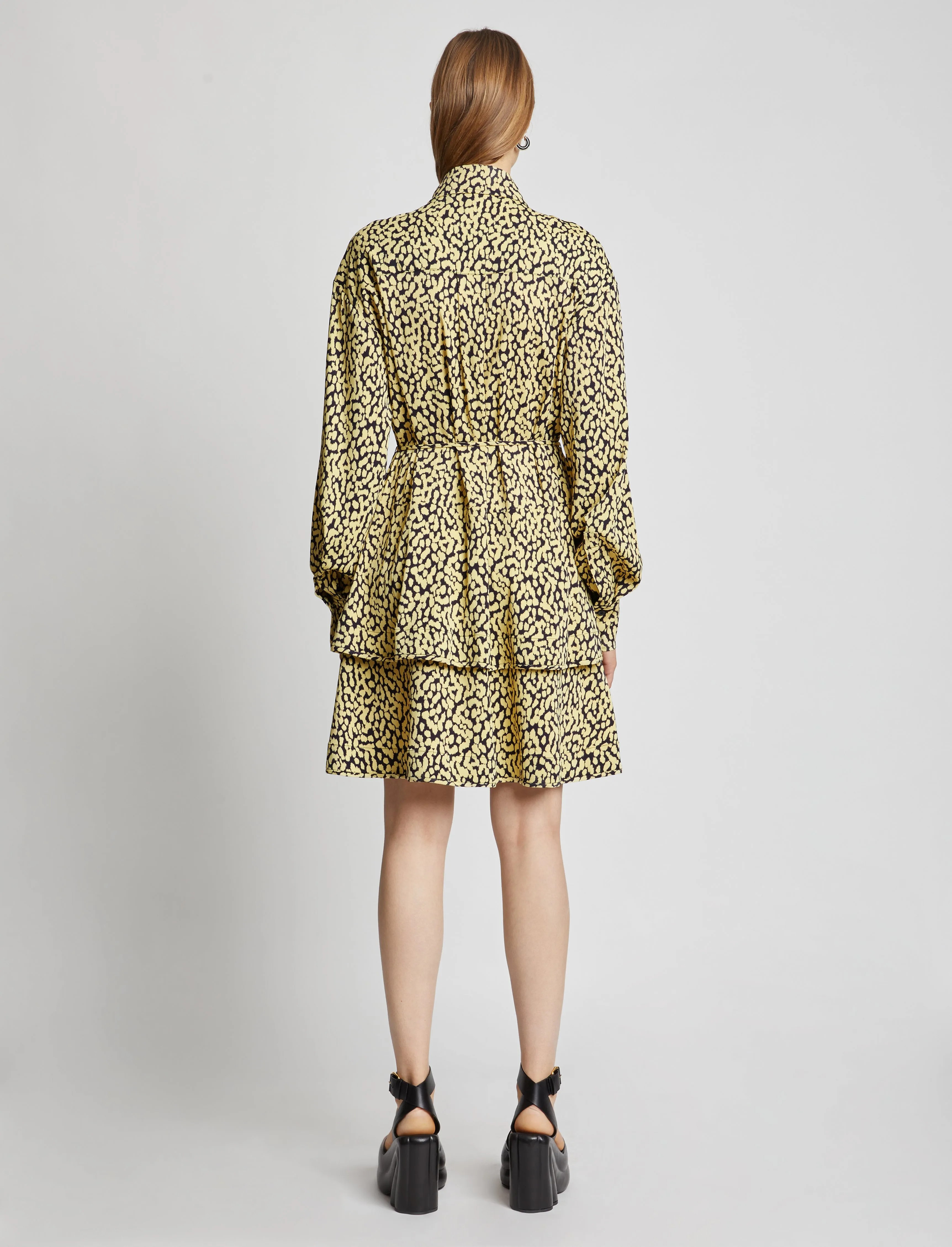 Printed Leopard Shirt Dress sold by Proenza Schouler product image thumbnail 4