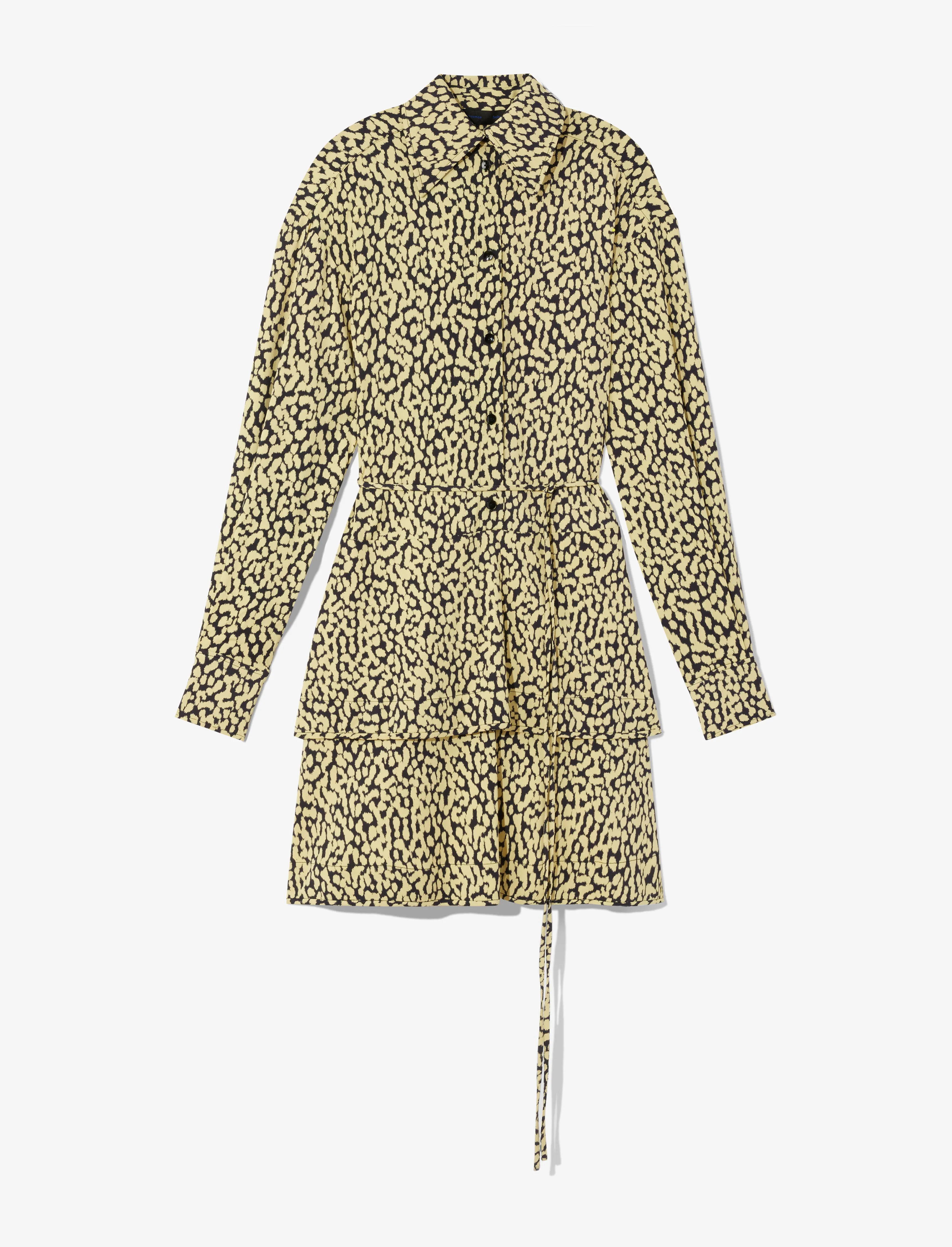 Printed Leopard Shirt Dress sold by Proenza Schouler