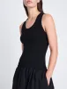Malia Dress in Peached Poplin sold by Proenza Schouler