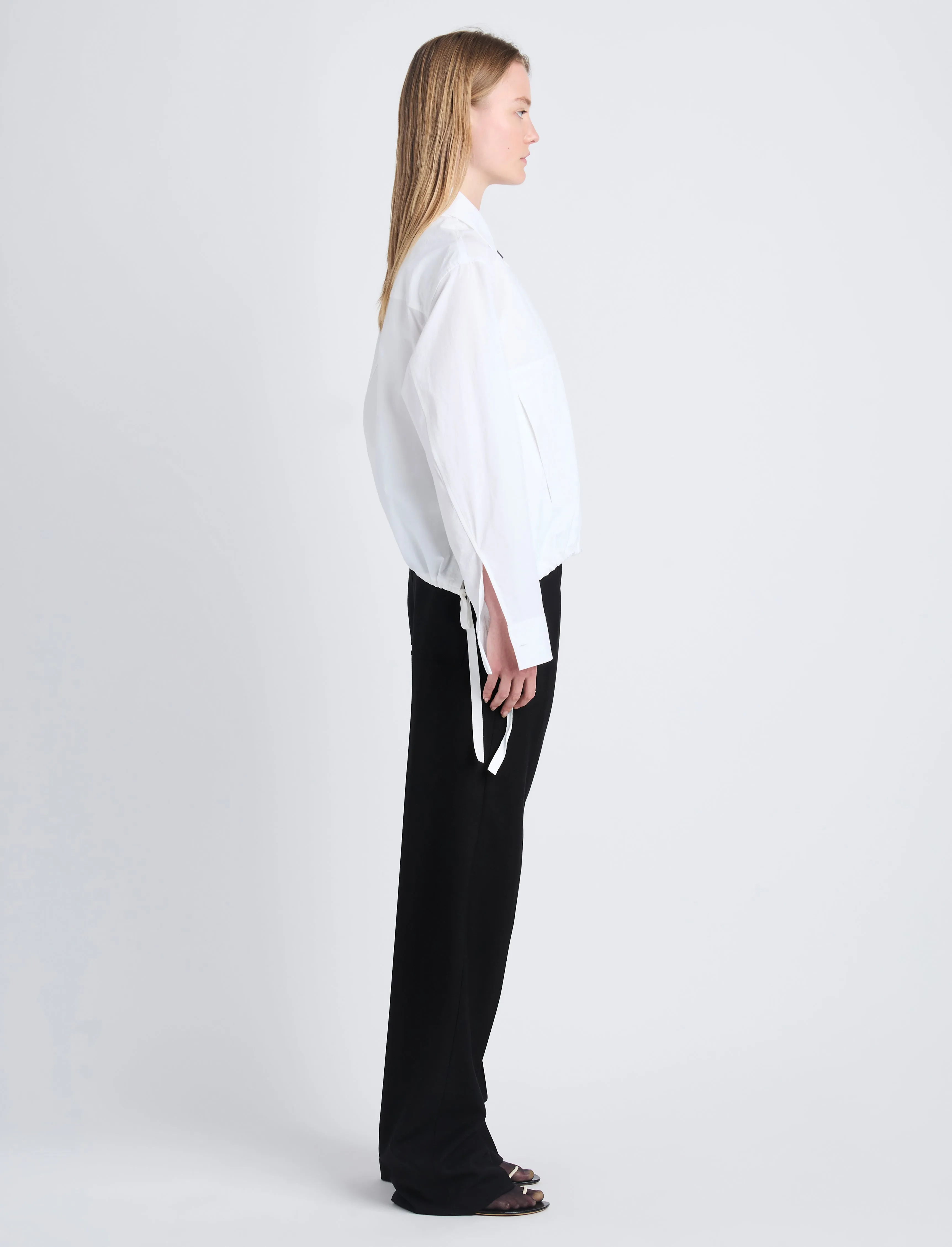 Emerson Jacket in Washed Cotton Poplin sold by Proenza Schouler product image thumbnail 3