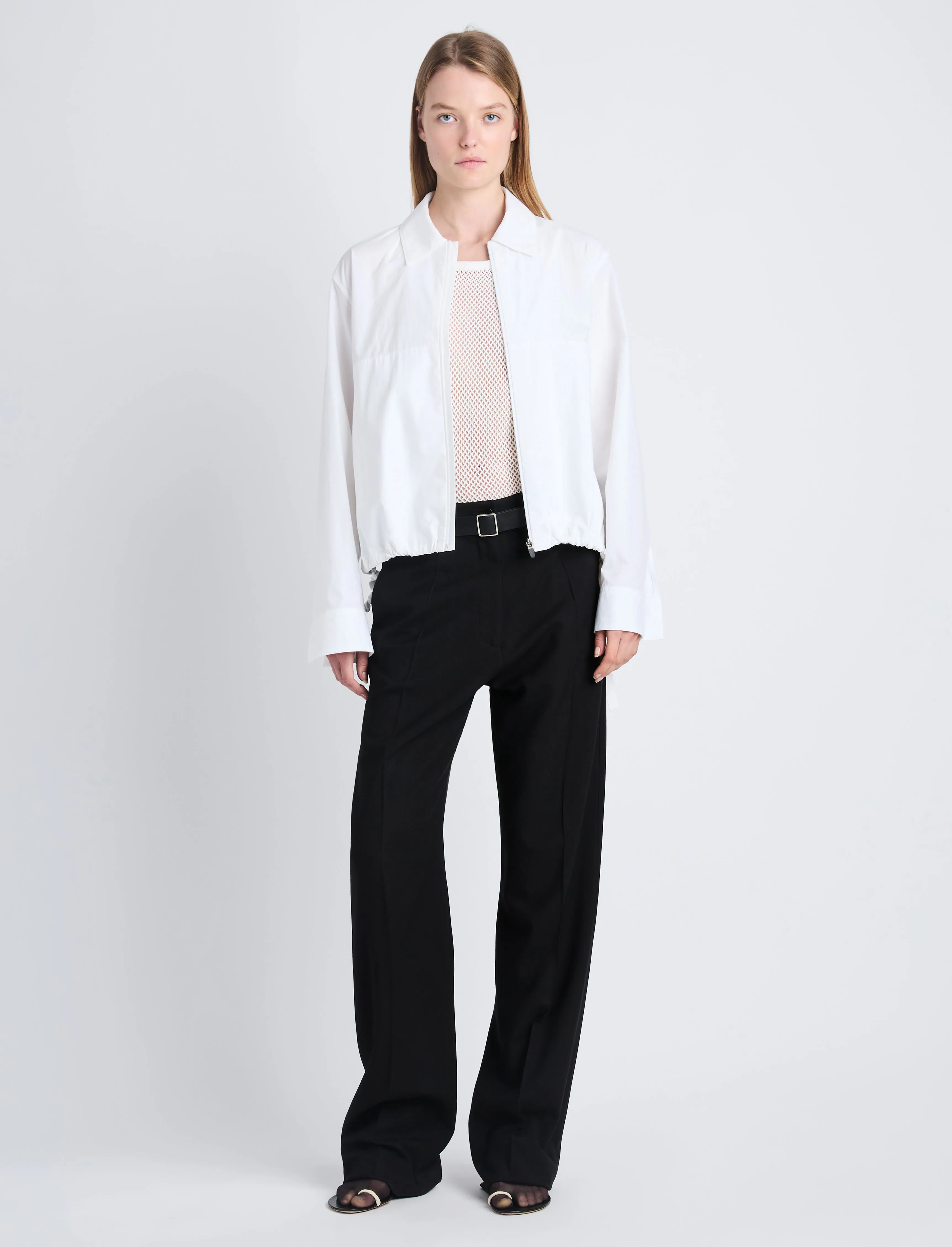 Emerson Jacket in Washed Cotton Poplin sold by Proenza Schouler product image thumbnail 2