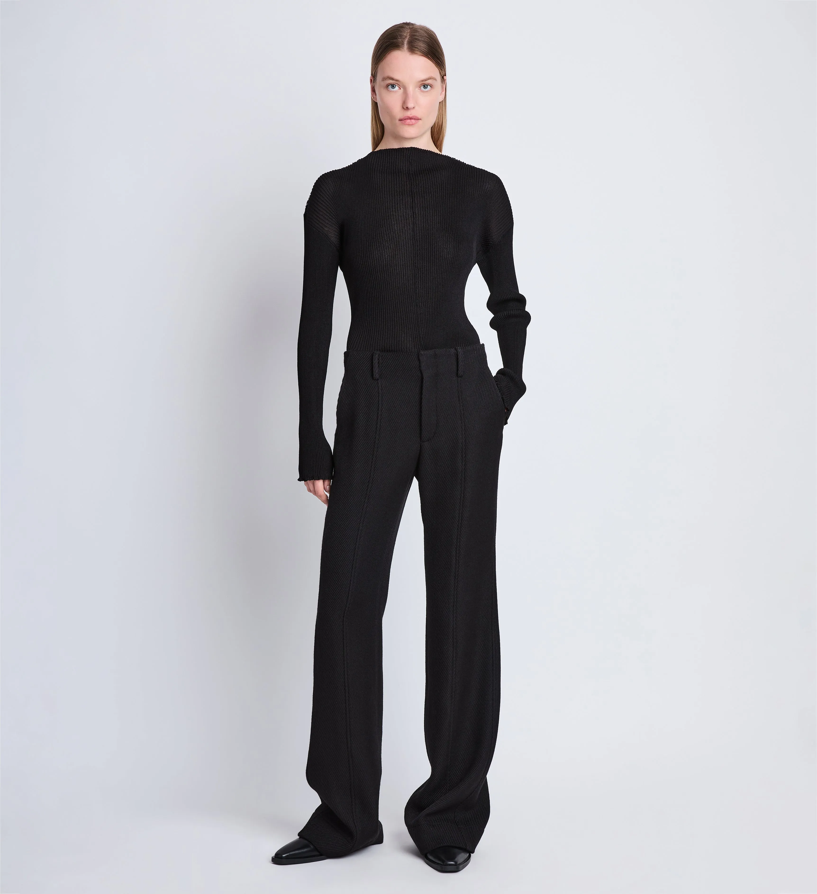 Barbara Pant in Wool Twill sold by Proenza Schouler product image thumbnail 2