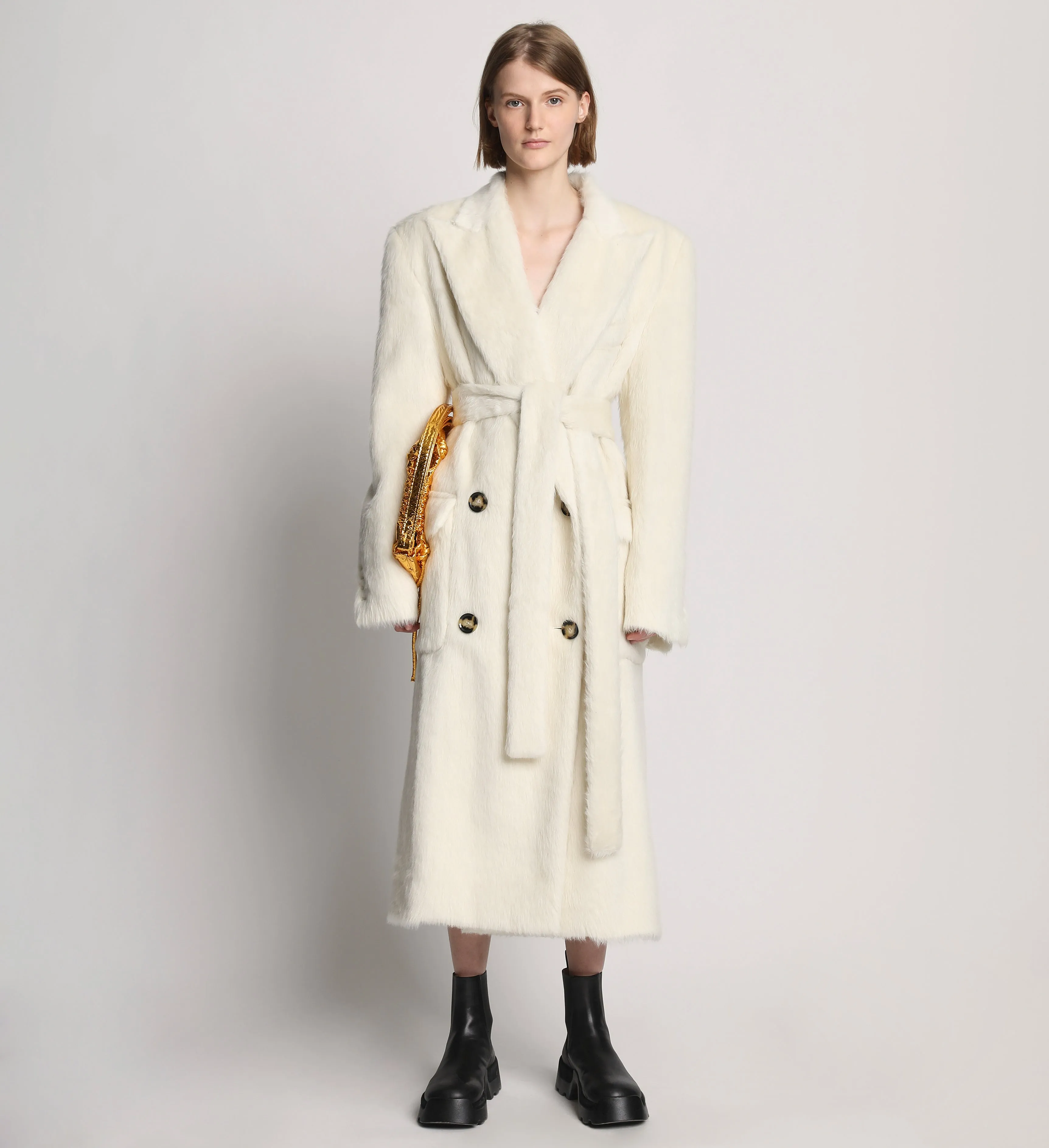 Brushed Alpaca Coat sold by Proenza Schouler product image thumbnail 2