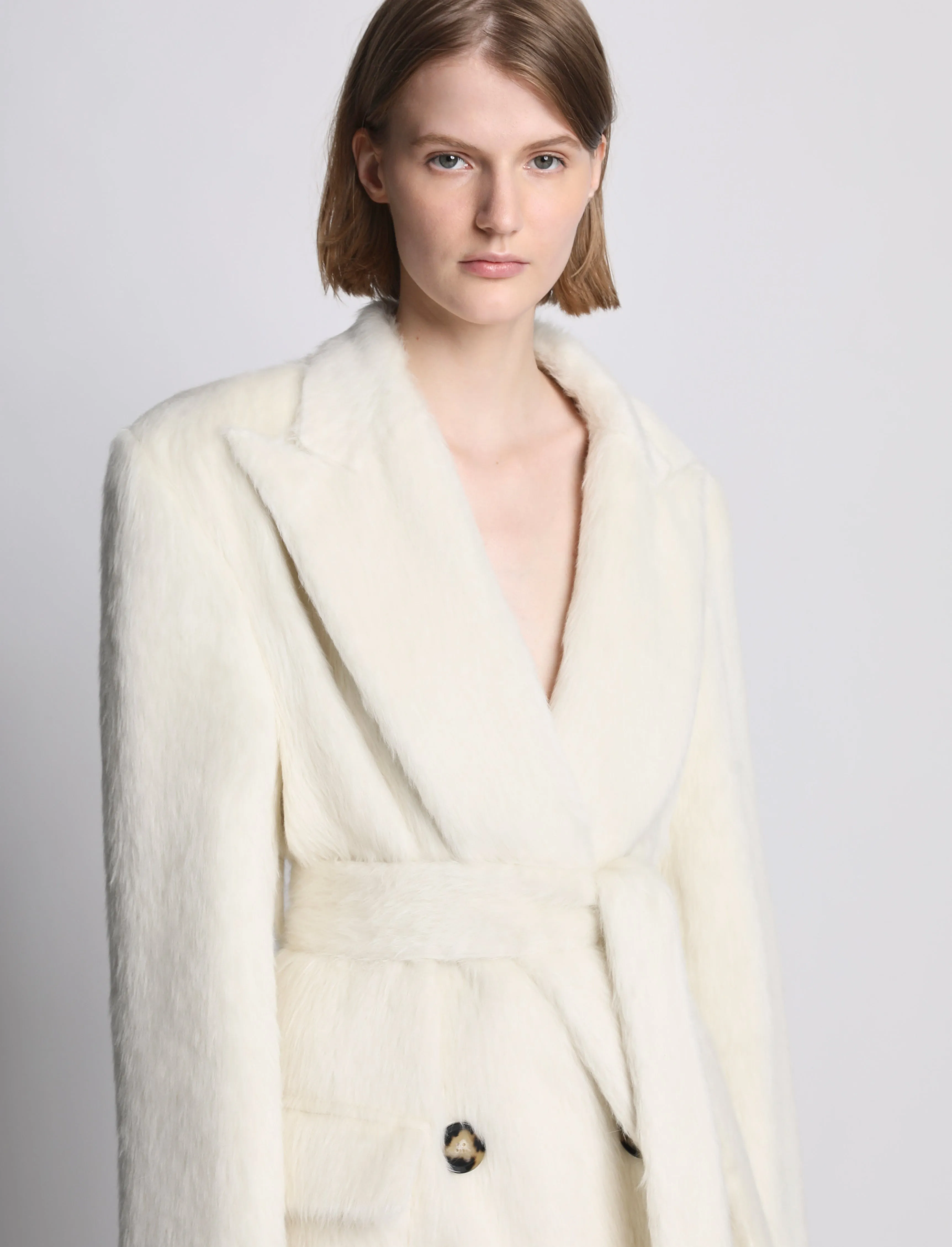 Brushed Alpaca Coat sold by Proenza Schouler product image thumbnail 5