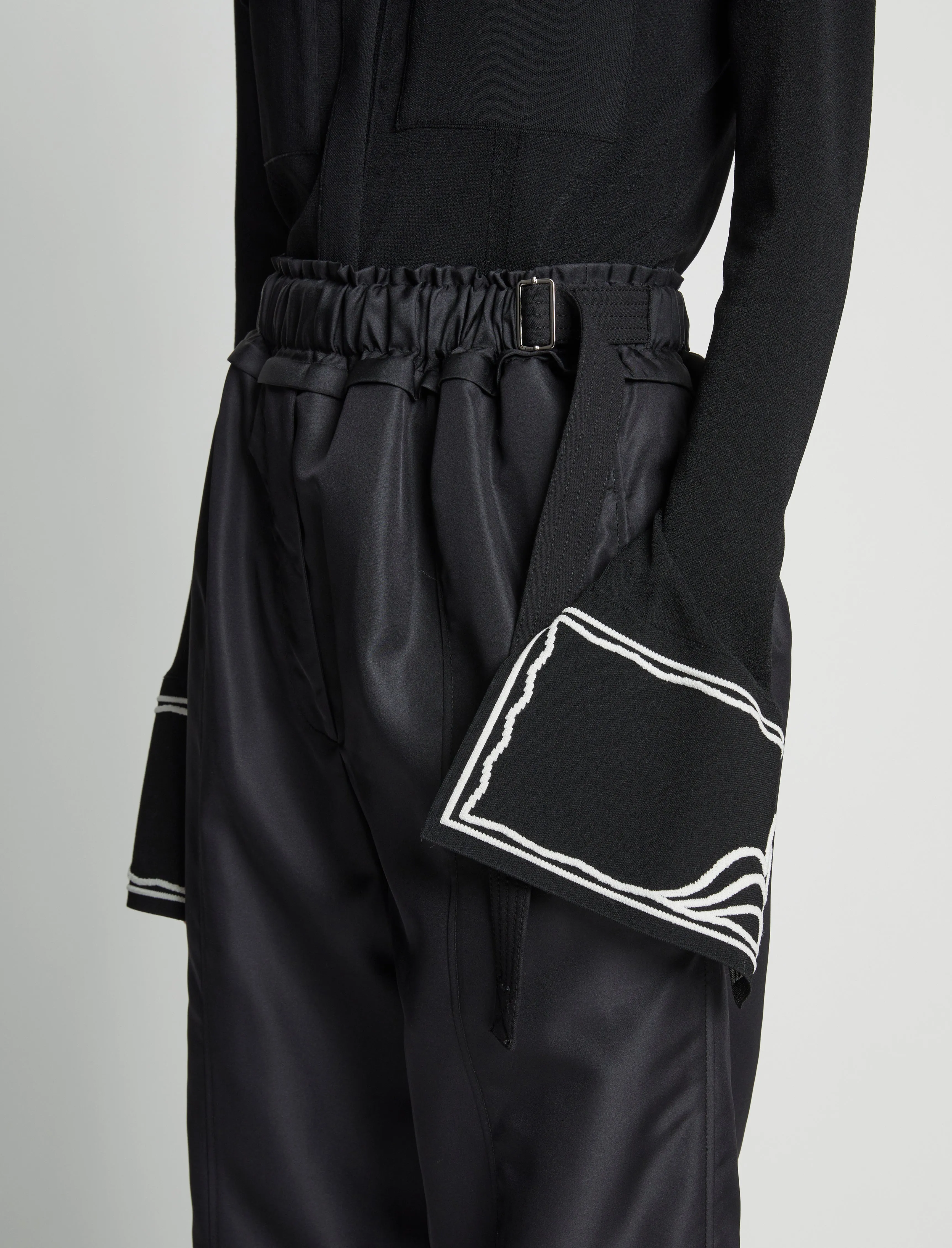 Silk Nylon Taffeta Pull On Pant sold by Proenza Schouler product image thumbnail 5