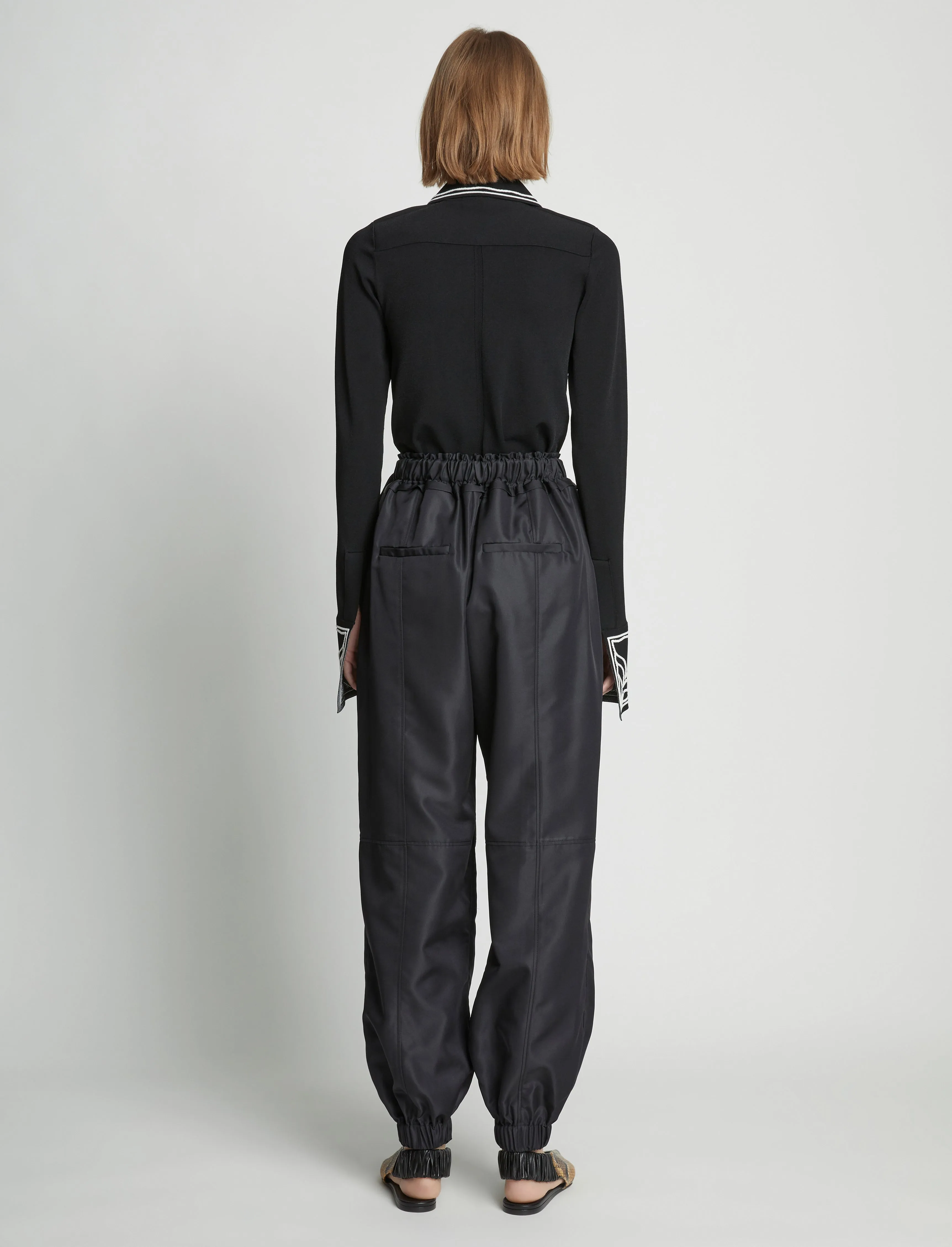 Silk Nylon Taffeta Pull On Pant sold by Proenza Schouler product image thumbnail 4